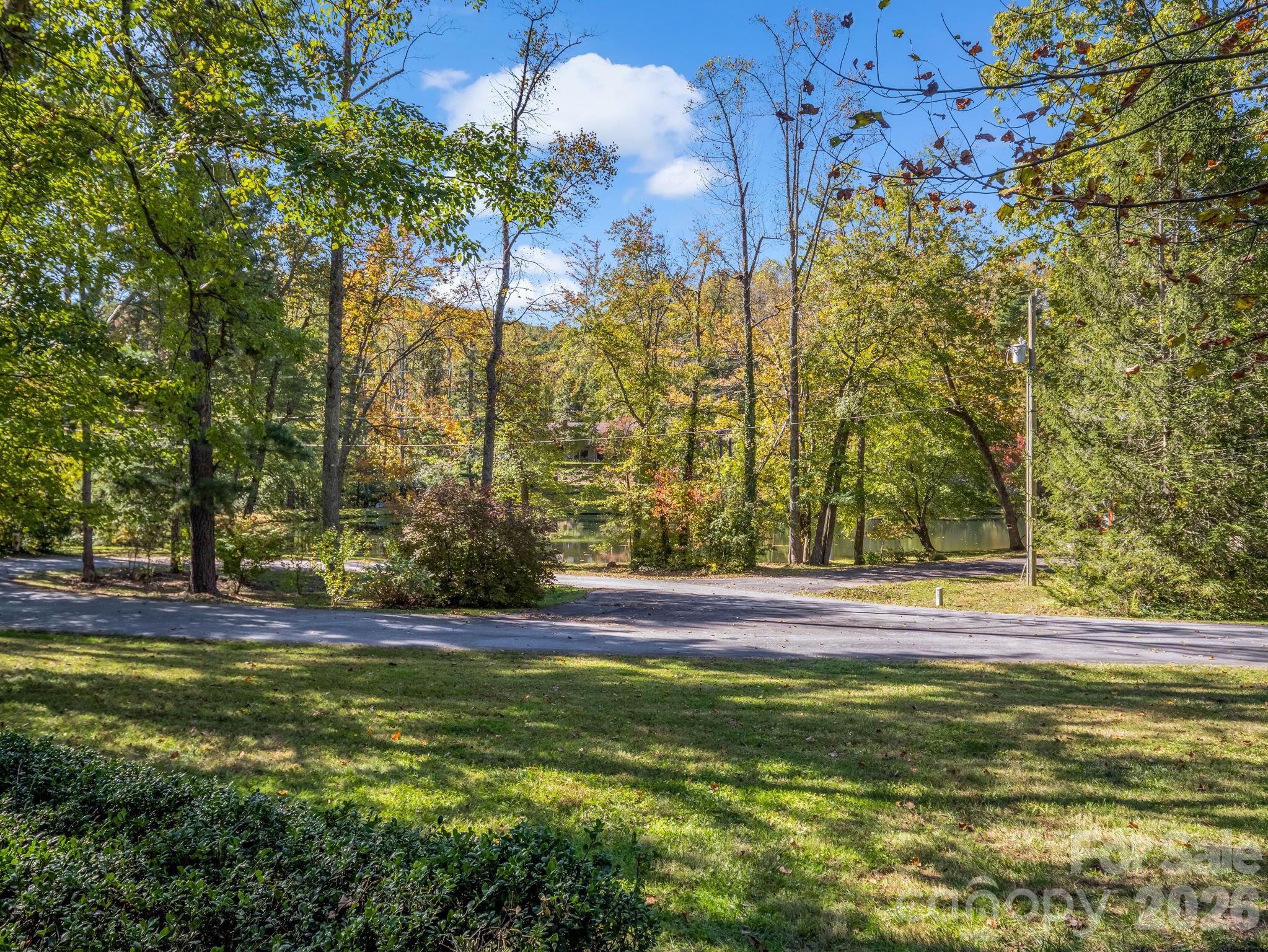 View of lake from the front porch - 2630 Seminole Drive, Hendersonville