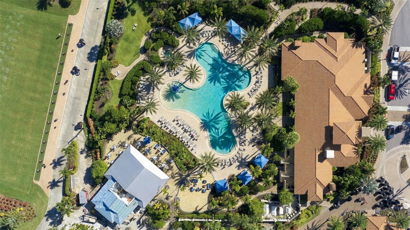 Resort living from overhead - 4723 BENITO CT, BRADENTON