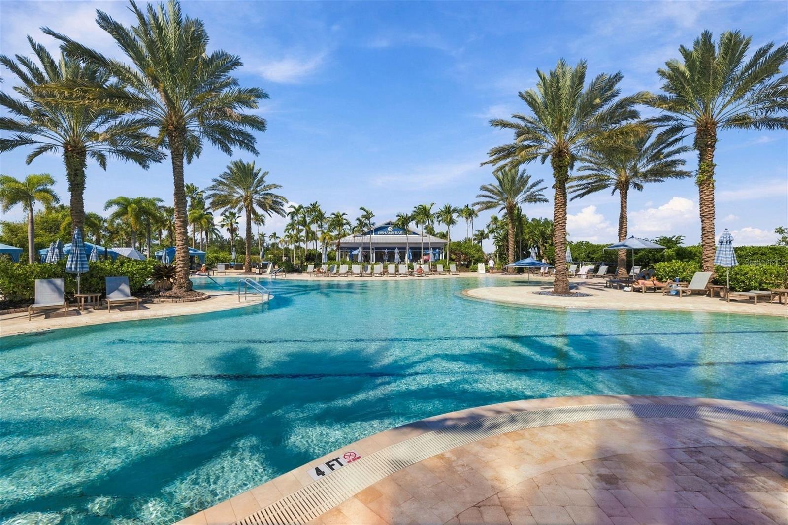 Resort Pool and Bahama Bar (the tiki!) - 4723 BENITO CT, BRADENTON