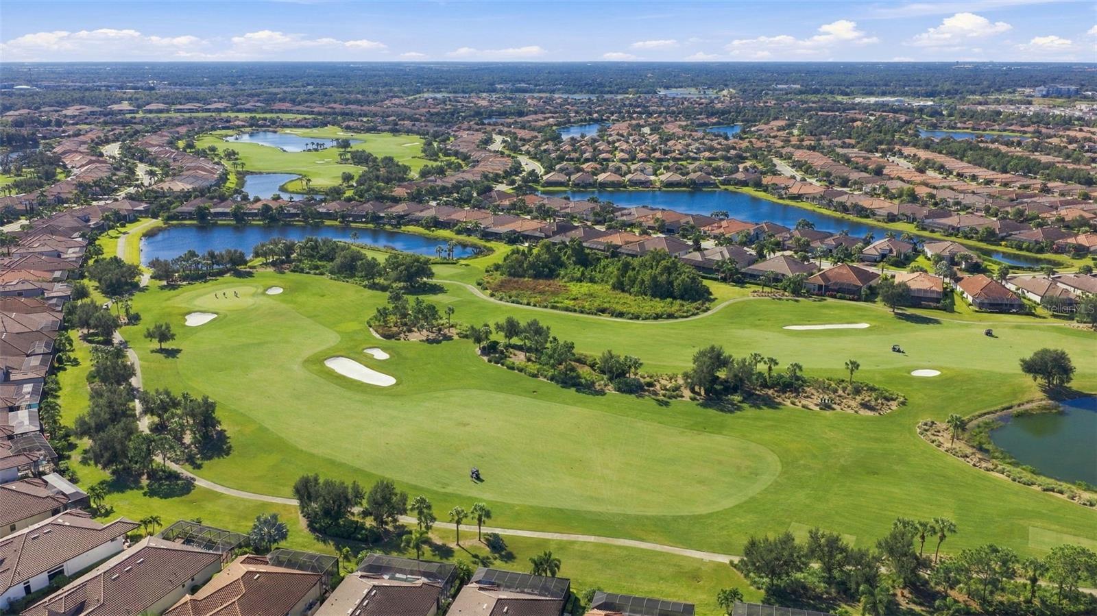 Golf Course - Hole 1 I believe - par 4 - stay left - 4723 BENITO CT, BRADENTON