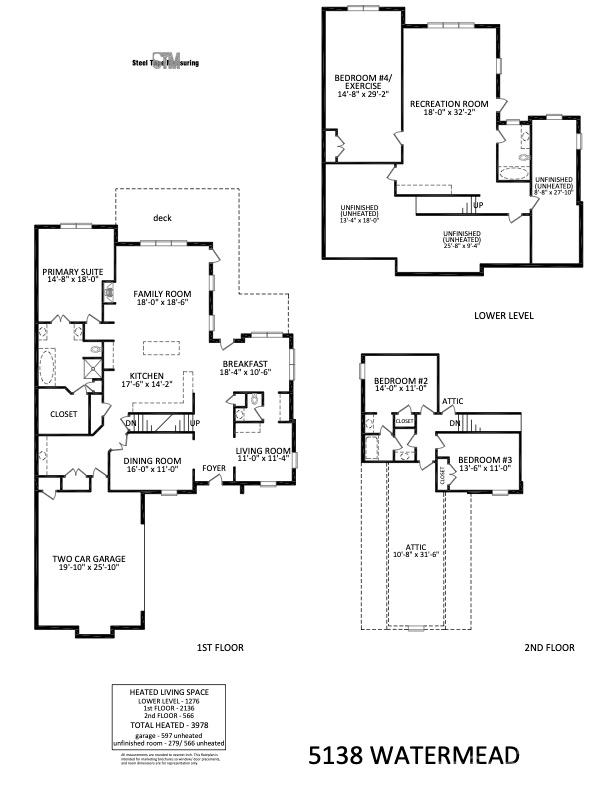 Floor Plan - 5138 Watermead Lane, Belmont