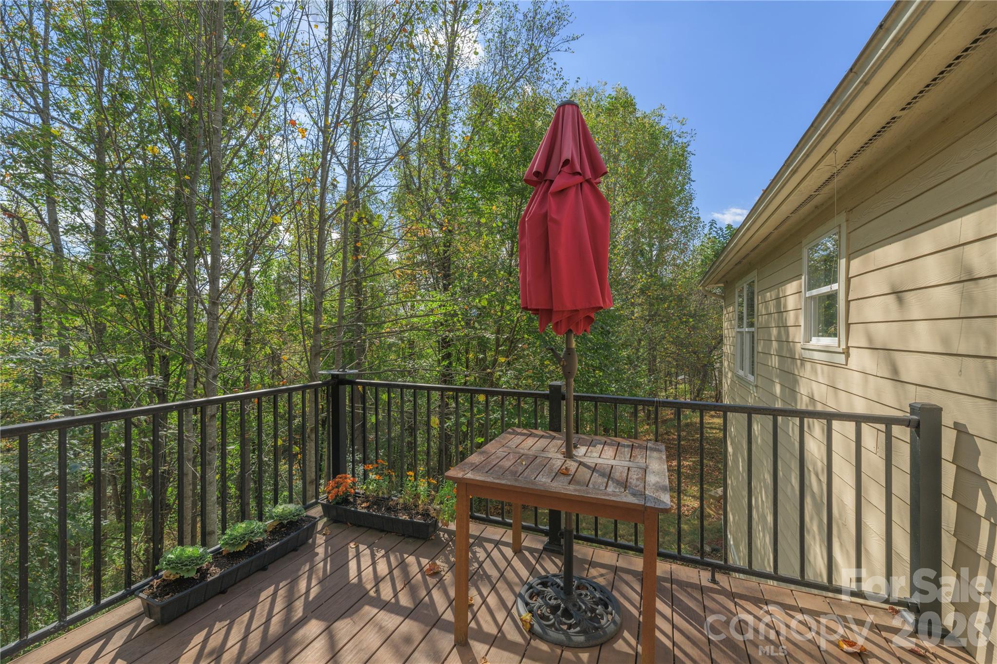 Attached open air back deck. - 6 Eagles Nest Lane, Asheville