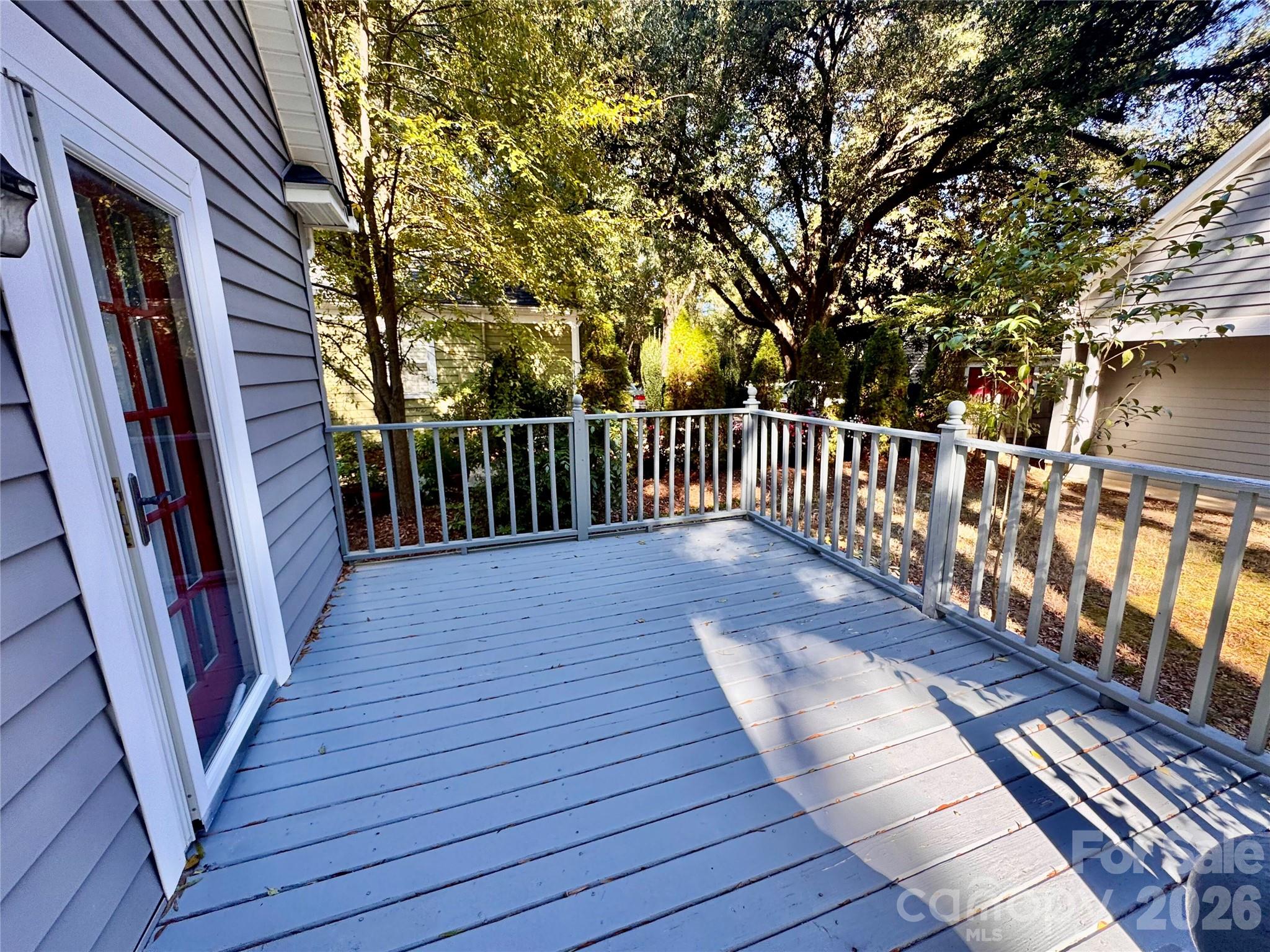 Back deck - 139 Louise Drive SE, Concord
