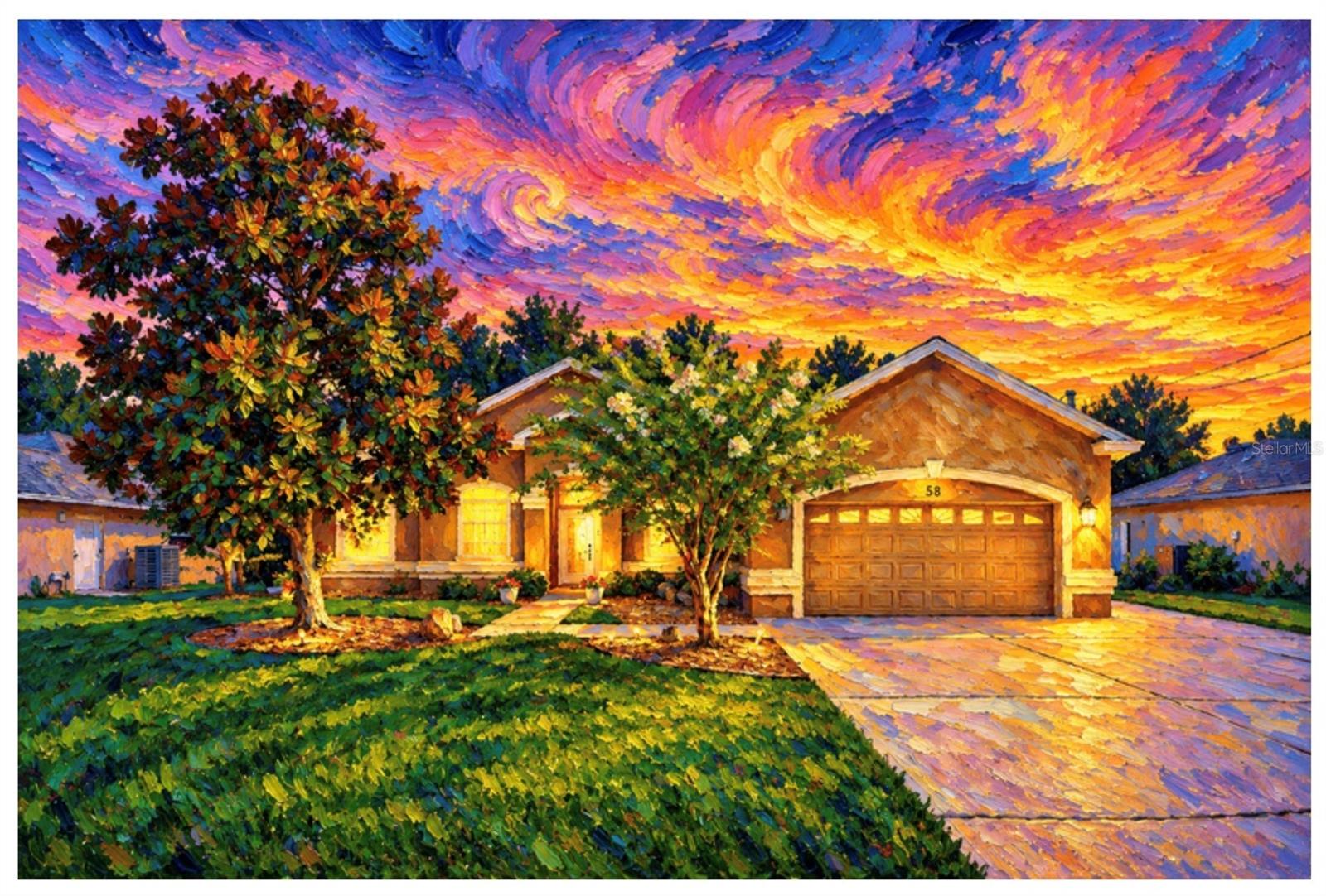 Single Family Residence at 58 BUTTERFIELD DR, PALM COAST