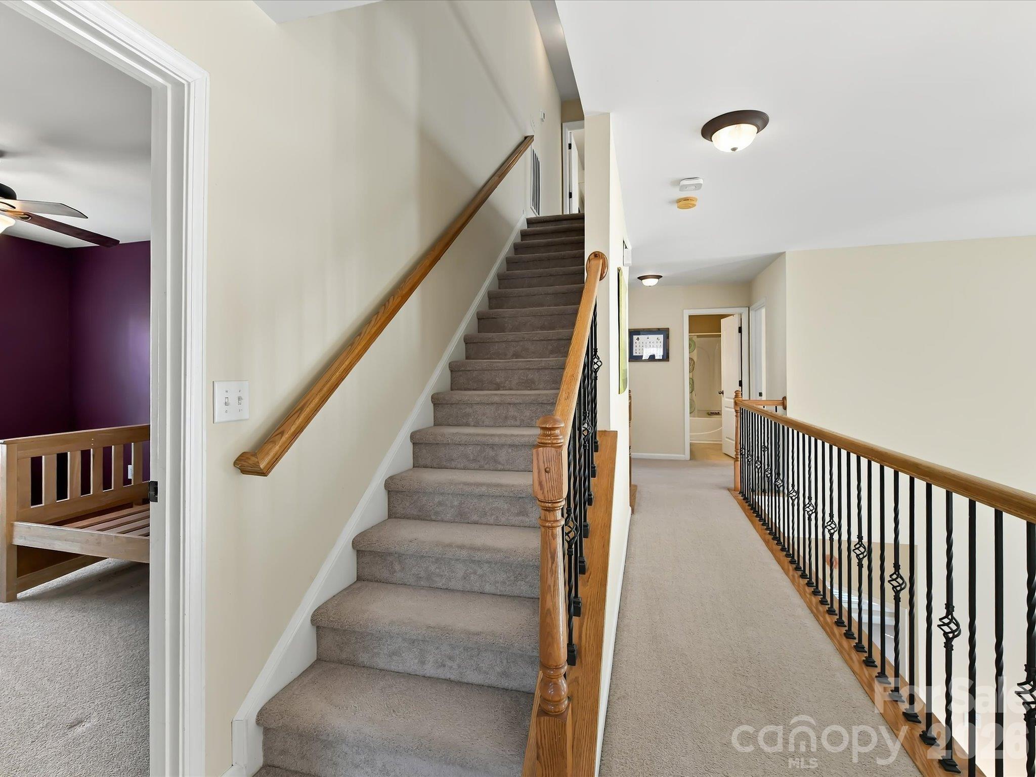 Stairs to 3rd Floor - 8458 Mossy Cup Trail, Harrisburg