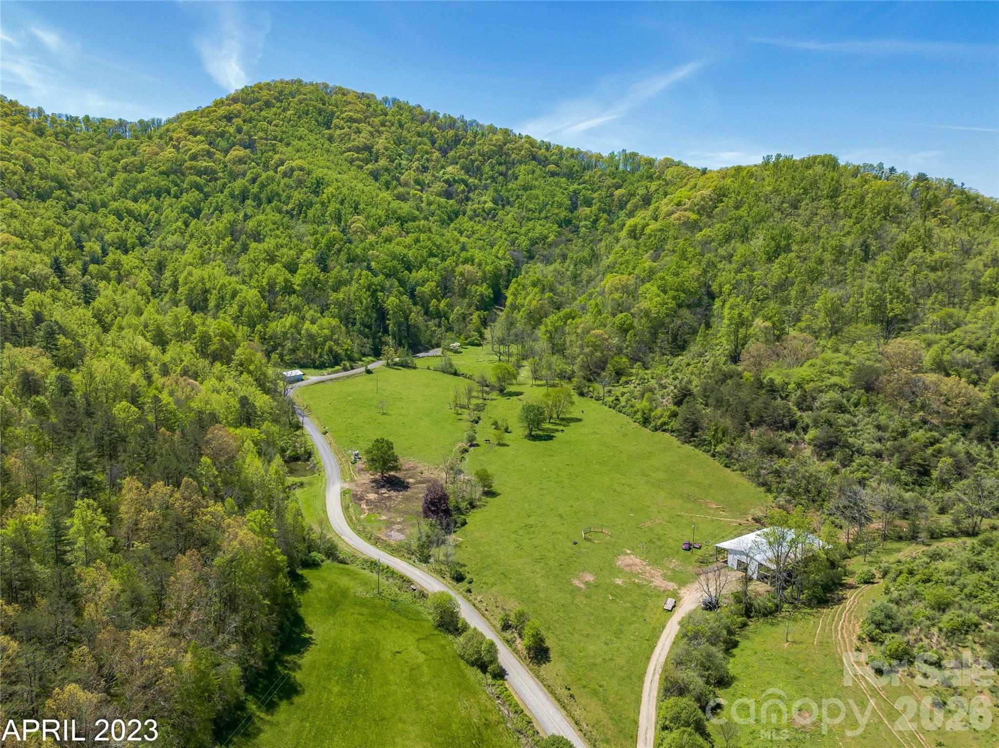 Green pastures representative of Summer green fields - 41 Lovin Road, Weaverville