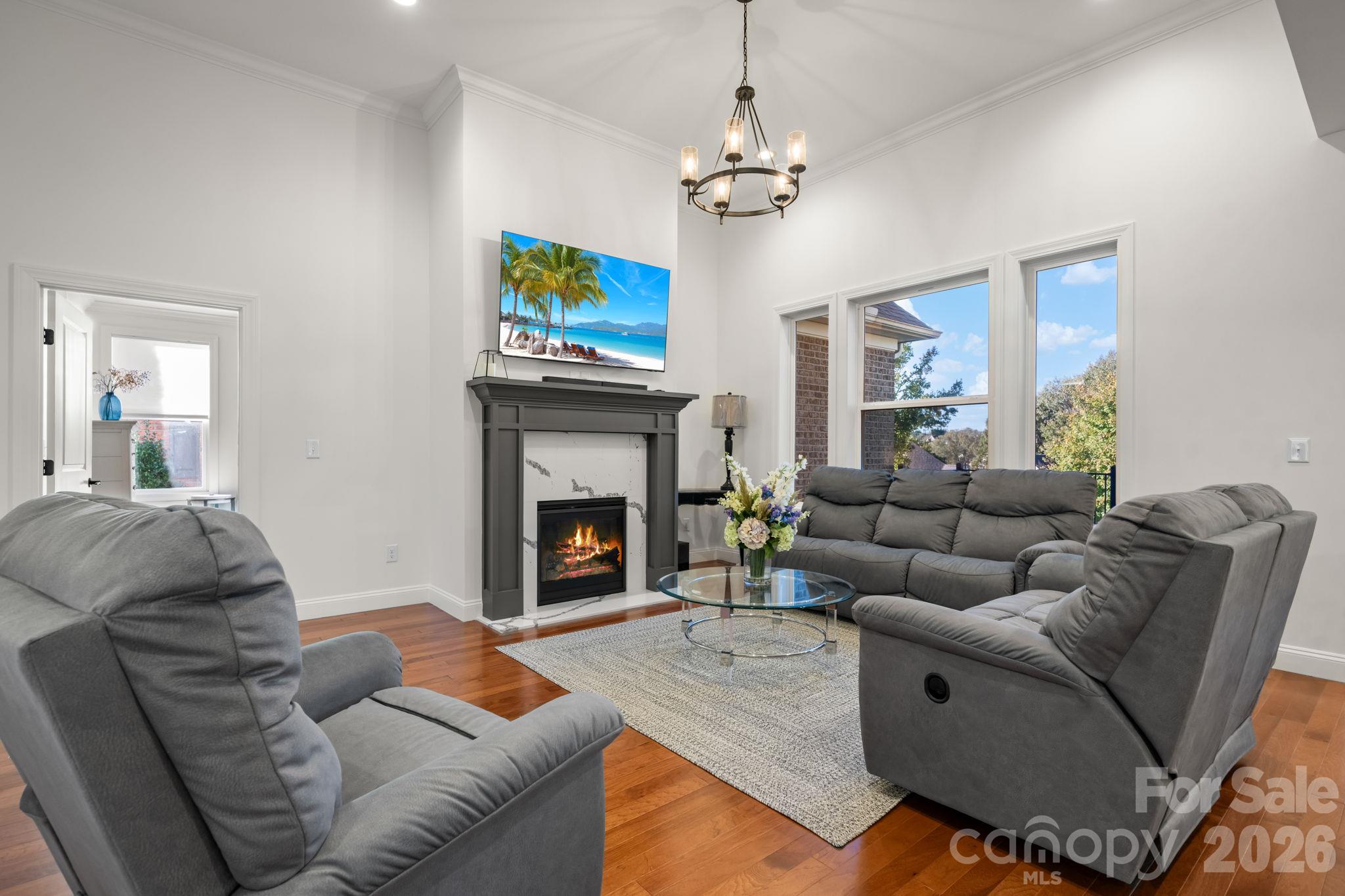 Great room - 3782 Sarazen Court NE, Conover