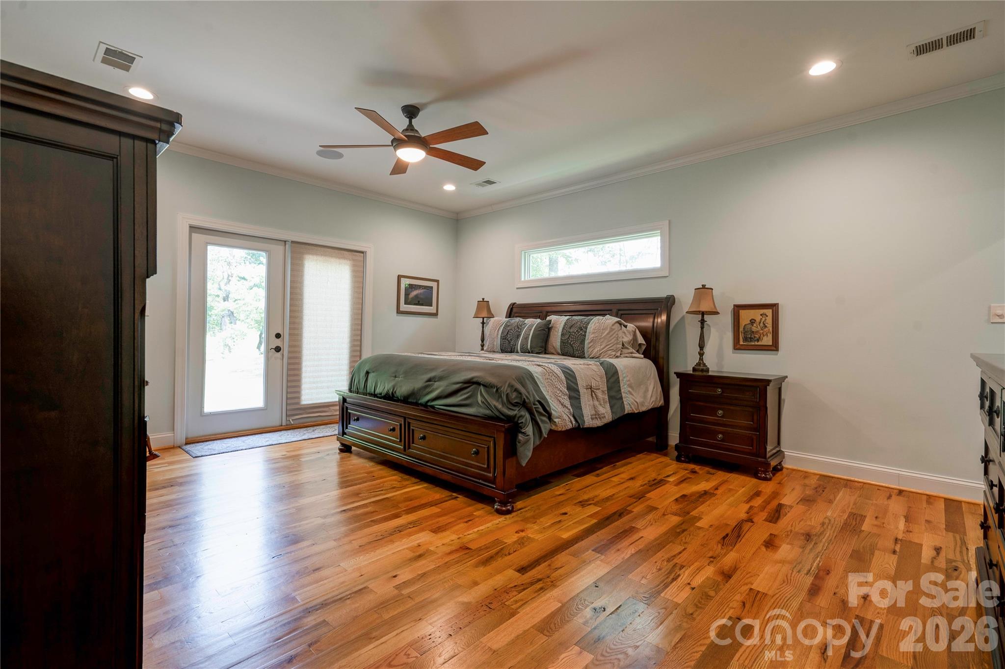 Primary en-suite and adjacent patio access - 244 Randall Road, Shelby