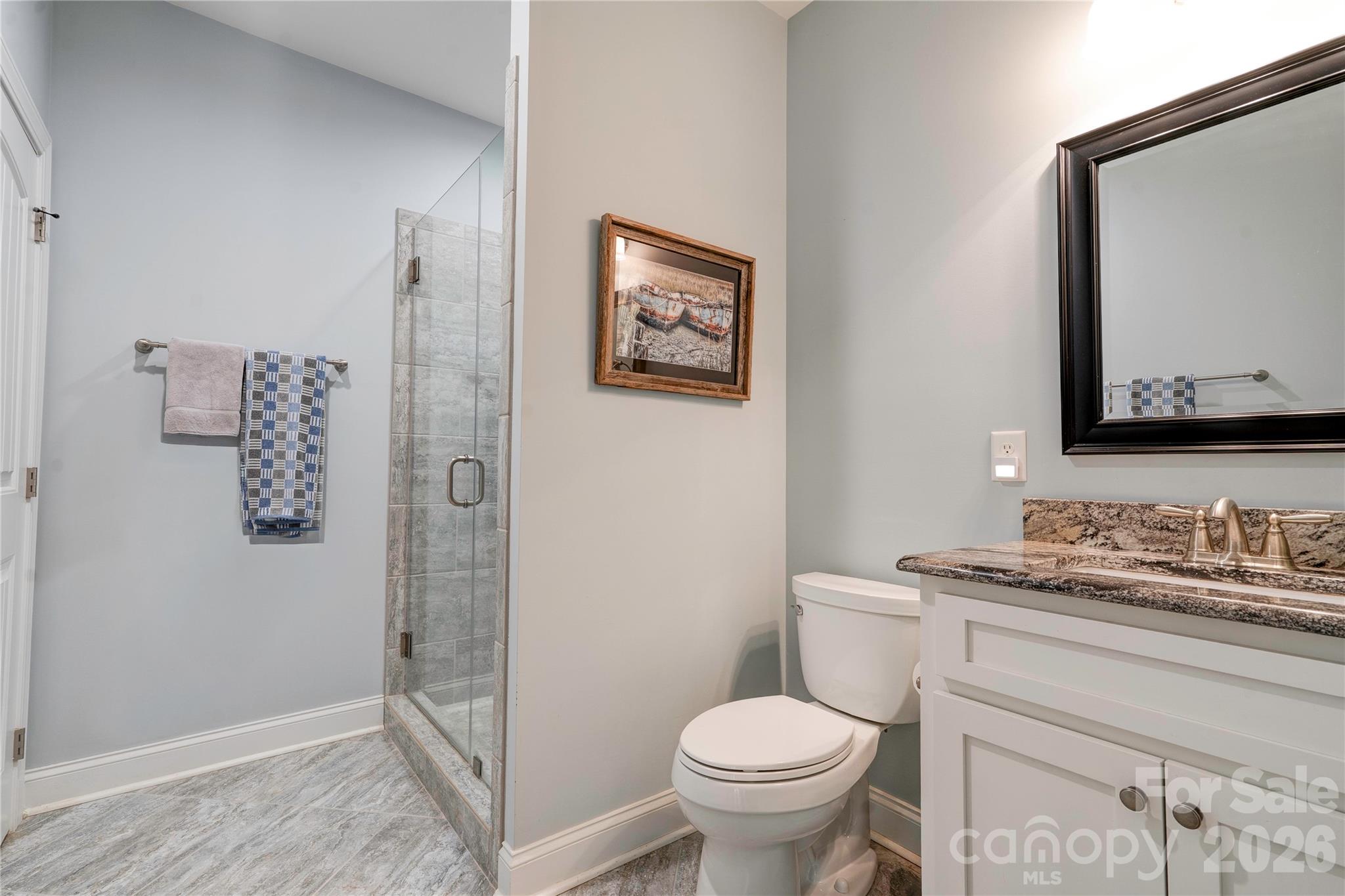 Second full bath - 244 Randall Road, Shelby