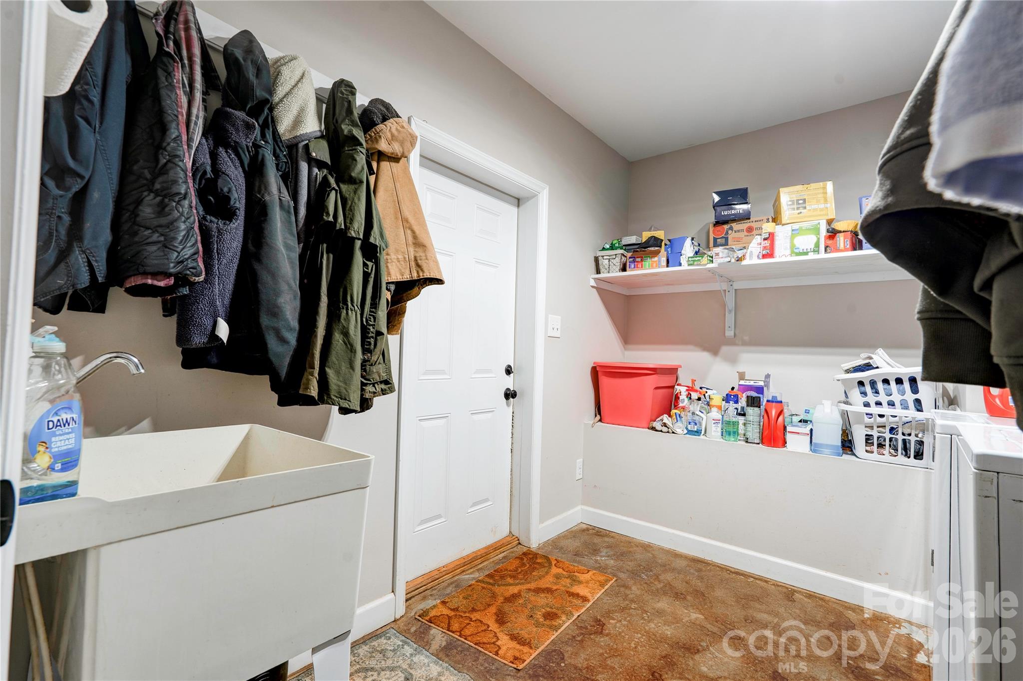 Laundry and utility room in the auxiliary building with separate entrance - 244 Randall Road, Shelby