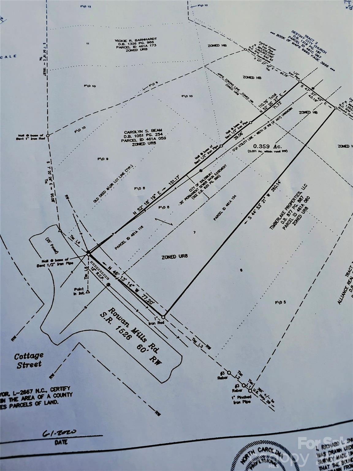 Lot at 00 Rowan Mill Road, Salisbury, photo 2 of 2