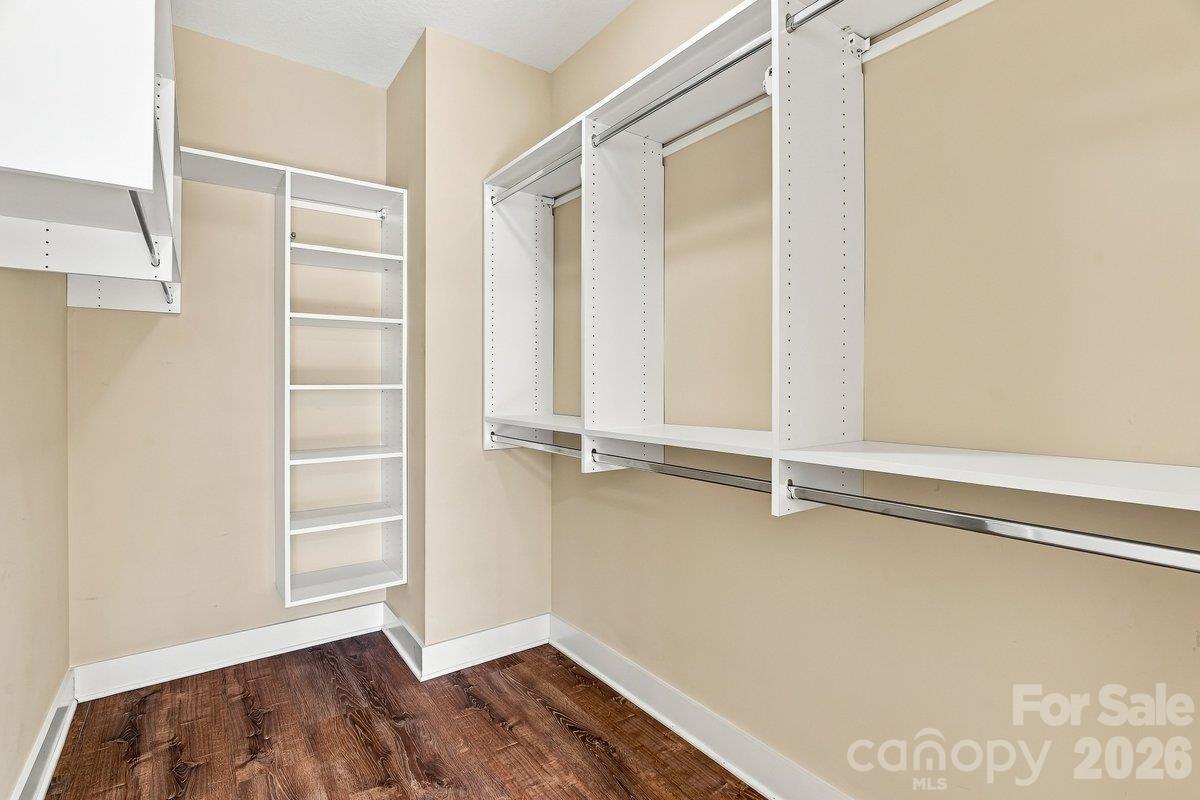 Walk-in primary bedroom closet - 51 Westfield Way, Candler
