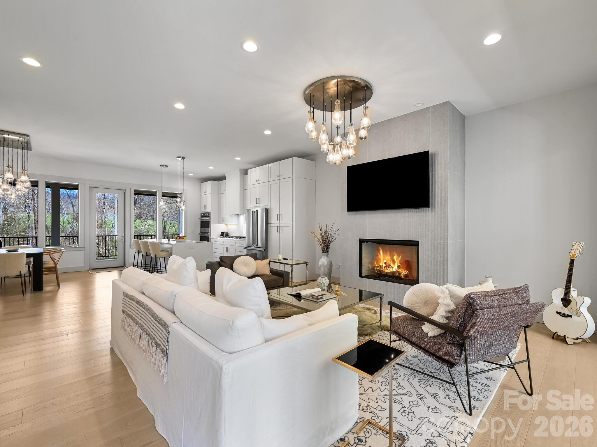 Open Concept Living Room. - 18 Sagewood Drive, Candler