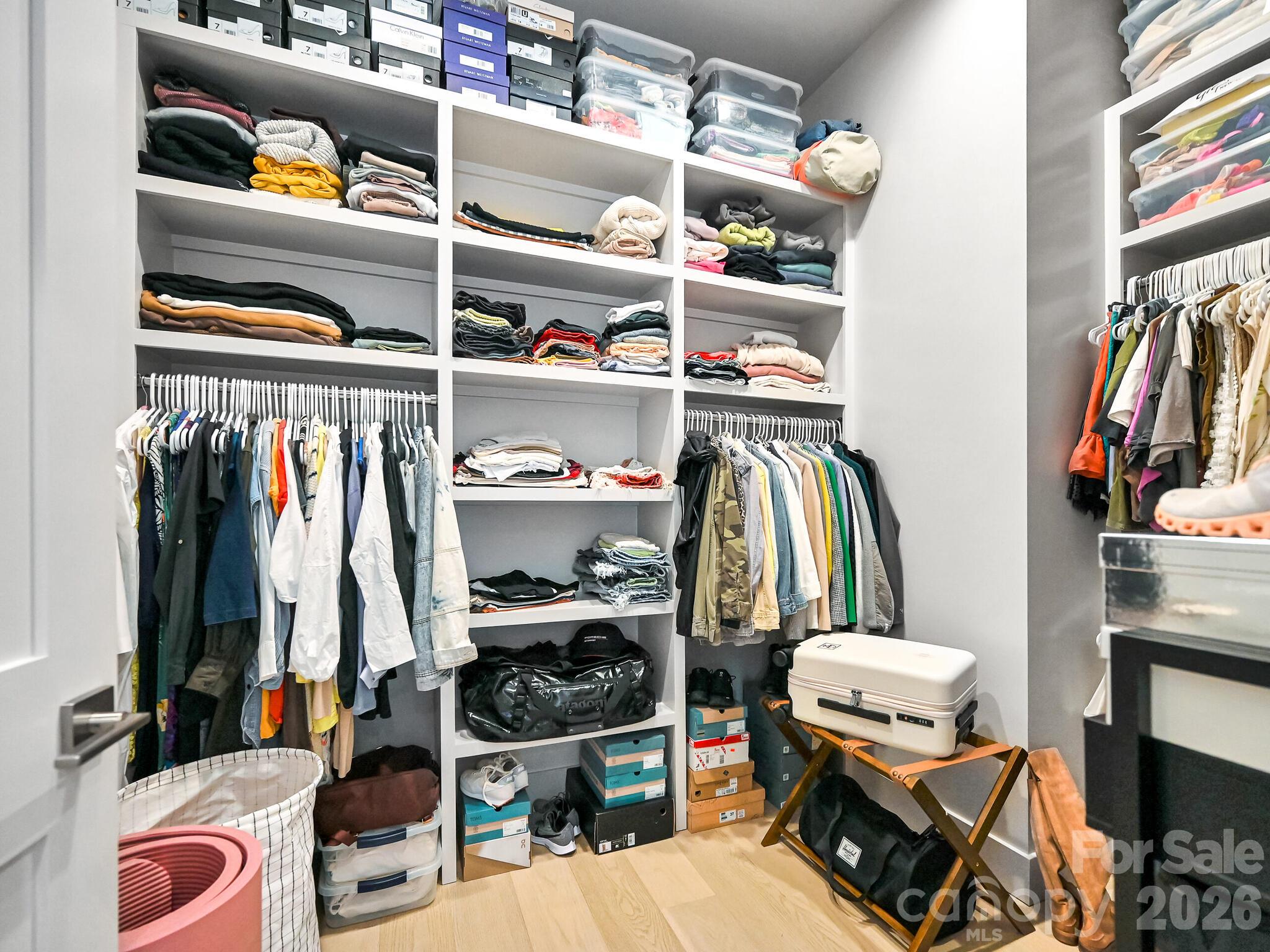 Walk in closet. - 18 Sagewood Drive, Candler