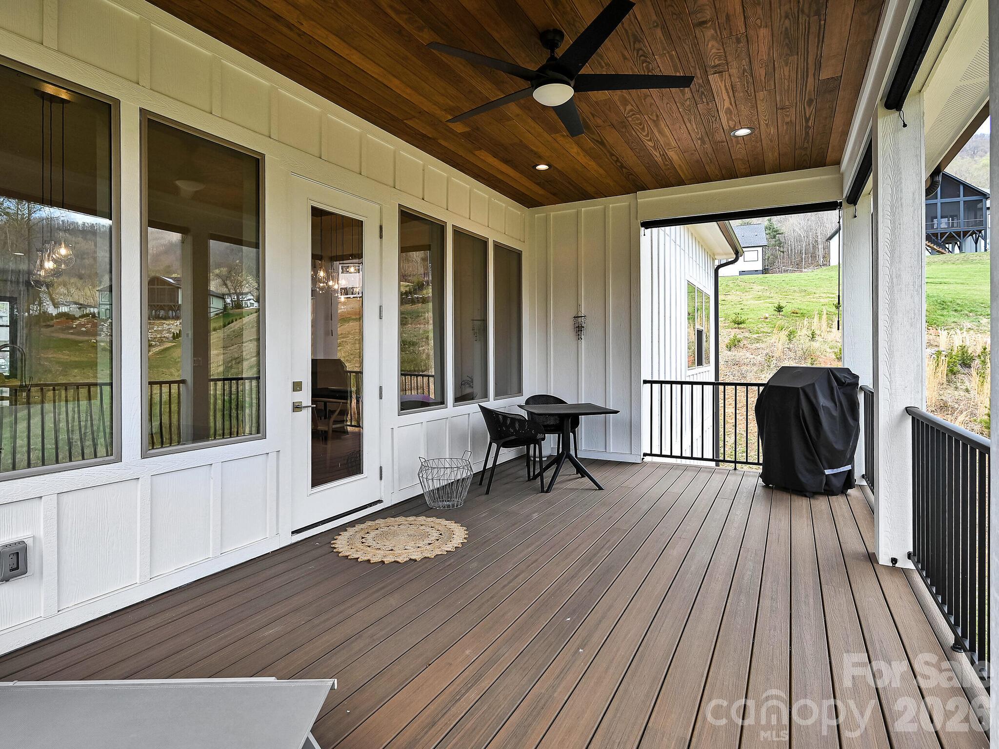 Covered Back Porch. - 18 Sagewood Drive, Candler