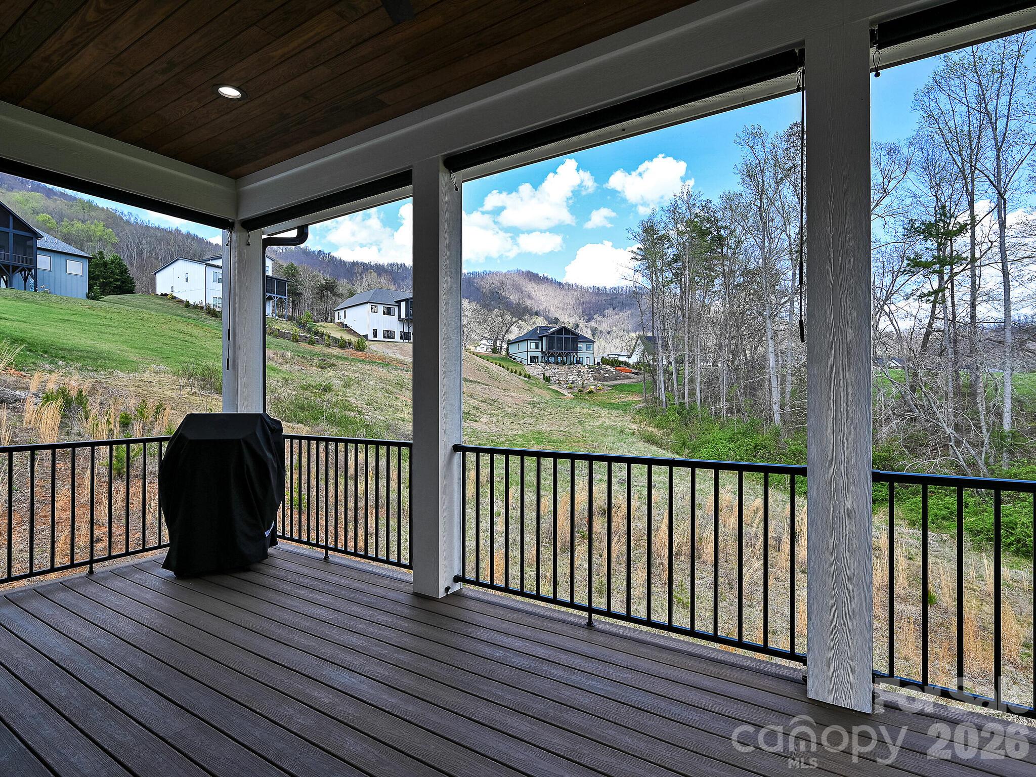 Covered Back Porch. - 18 Sagewood Drive, Candler