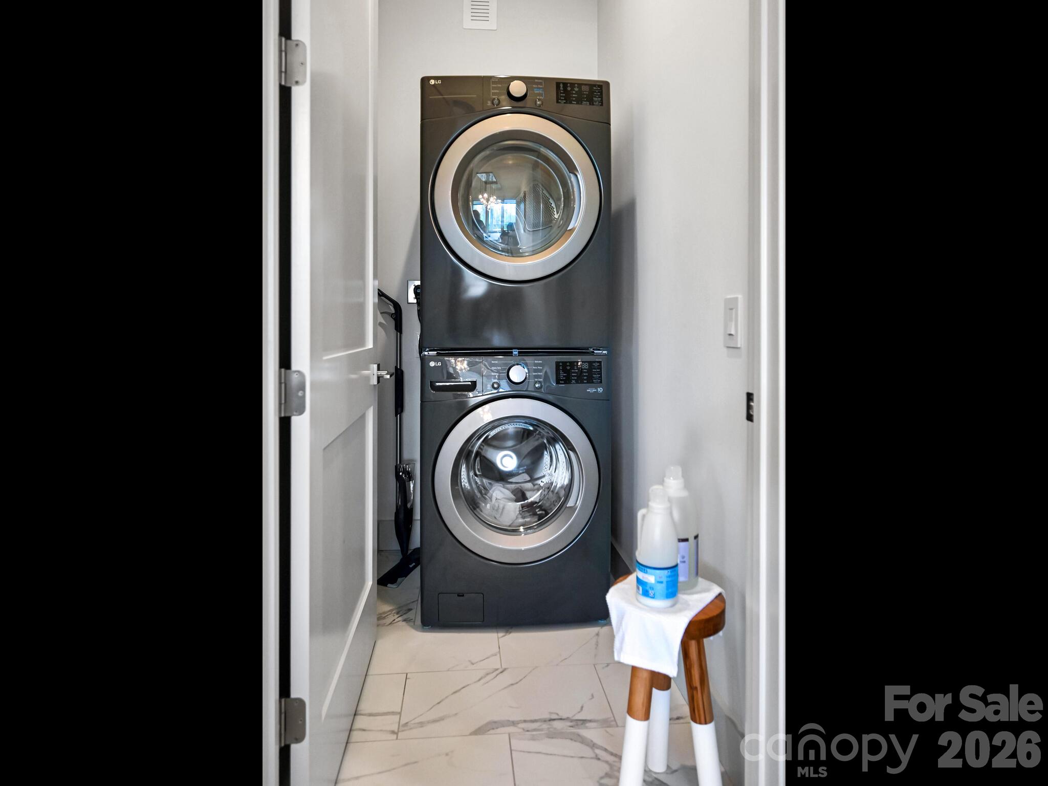 Laundry 1 of 2 downstairs. - 18 Sagewood Drive, Candler