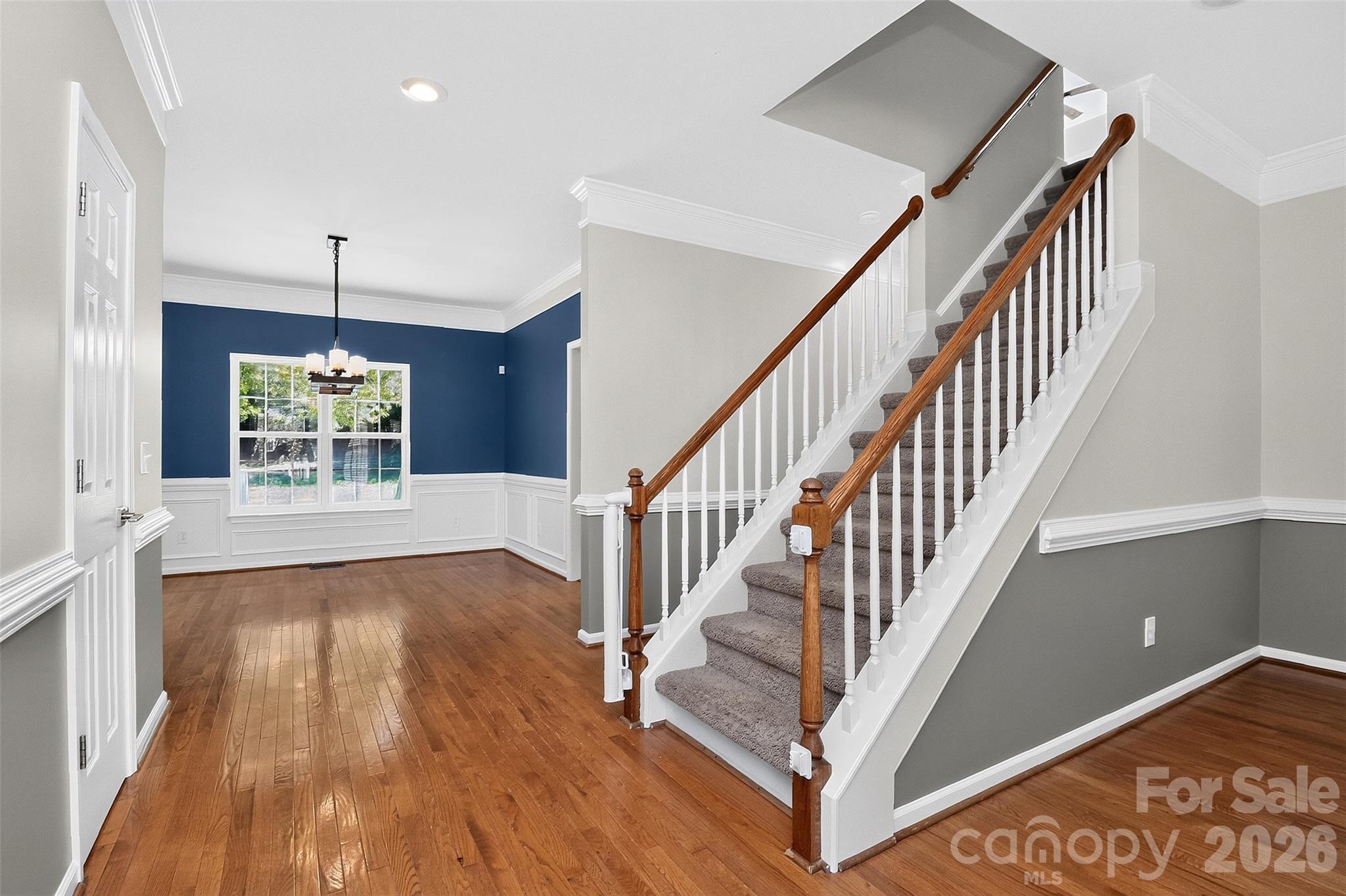 Dining straight ahead, office/formal living room to the right, half bath on the left - 11519 Baystone Place, Concord