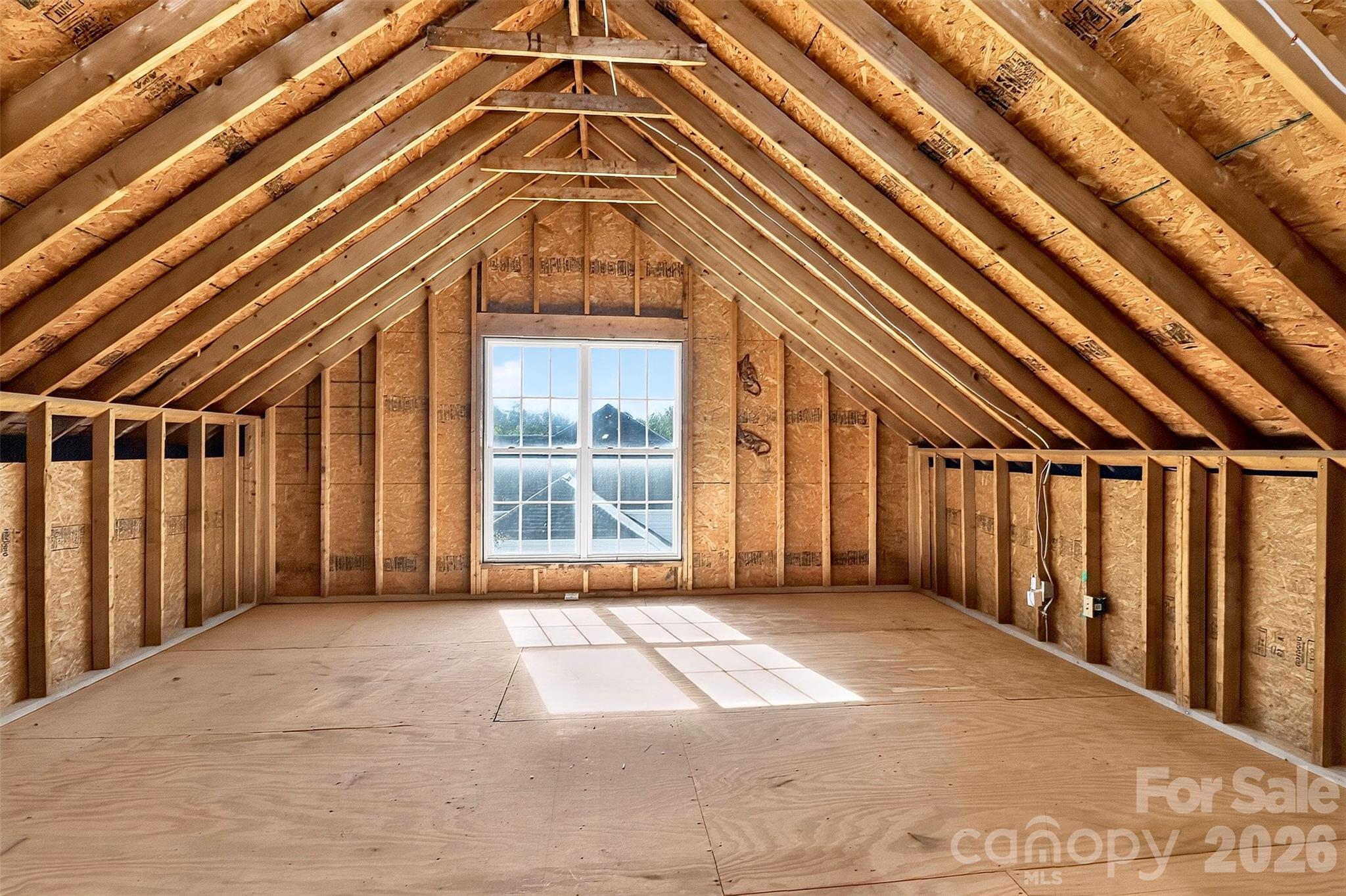 Unfinished 3rd floor - use as walkup attic space or make it your own entertaining area - 11519 Baystone Place, Concord