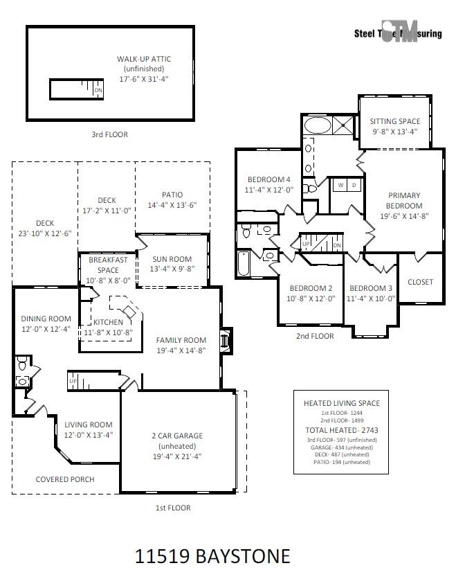 Floor Plan - 11519 Baystone Place, Concord