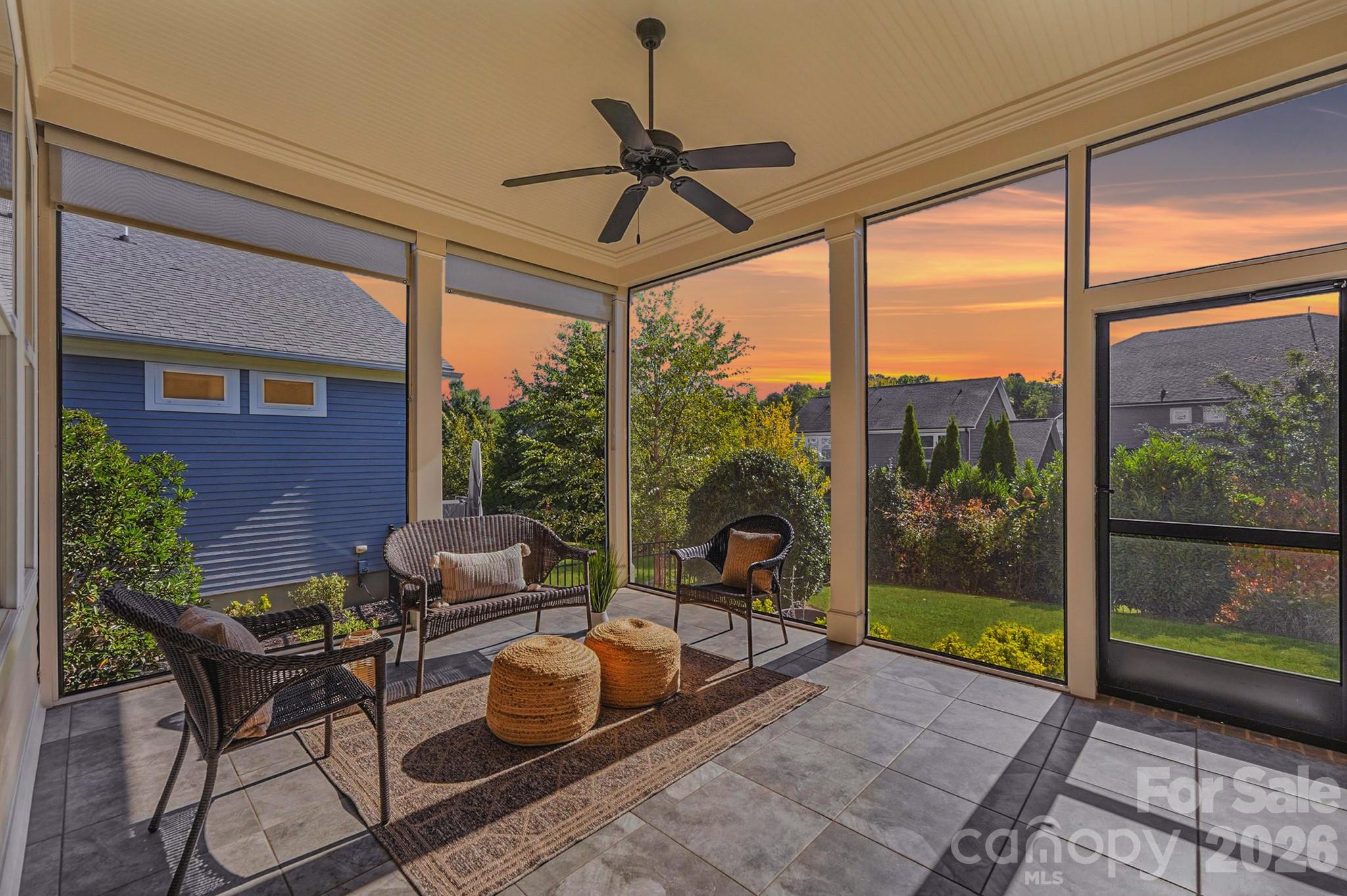 Covered screened porch - 143 Inspired Way, Fort Mill