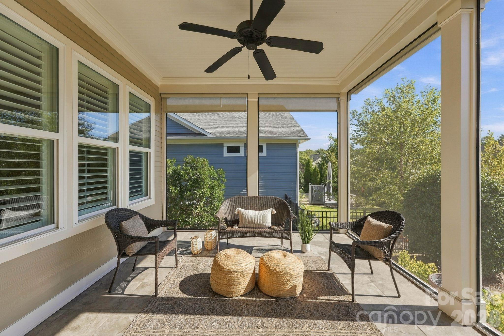 Covered screened porch - 143 Inspired Way, Fort Mill