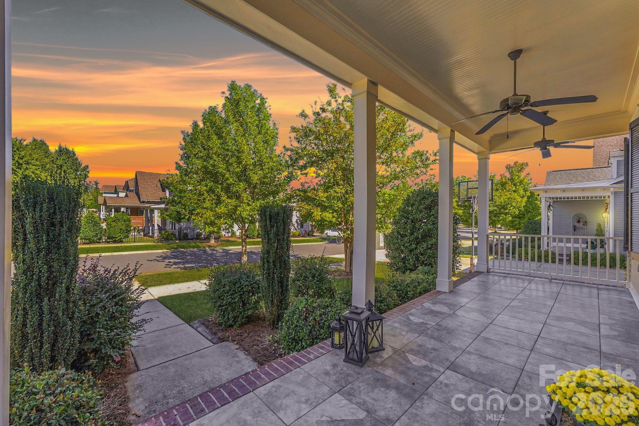 Covered rocking chair front porch - 143 Inspired Way, Fort Mill