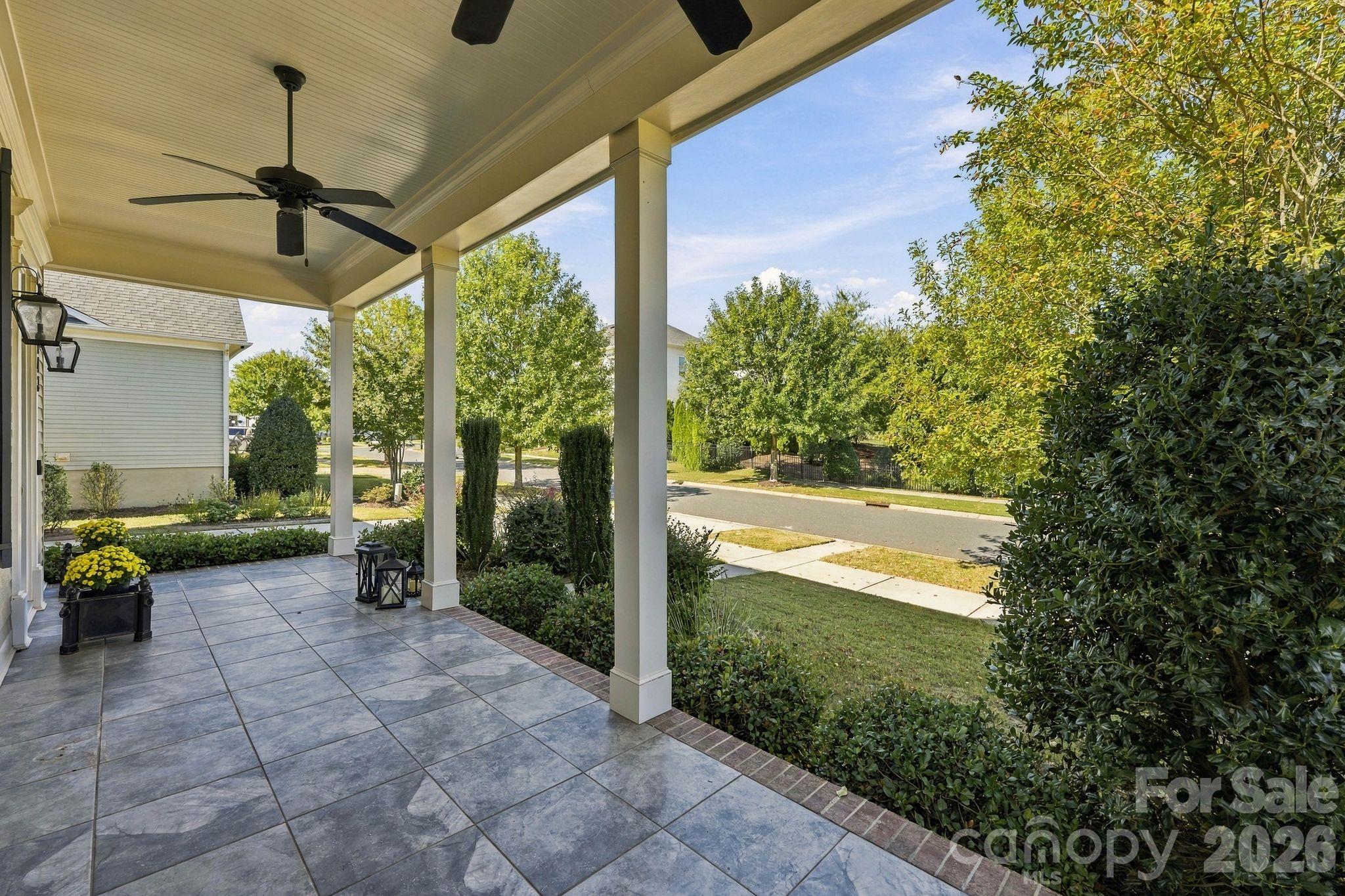 Covered rocking chair front porch - 143 Inspired Way, Fort Mill