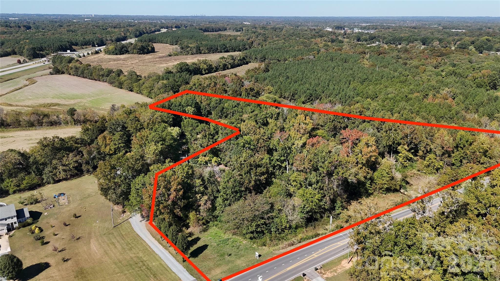 Acreage at 3915 N Rocky River Road, Monroe, photo 2 of 7