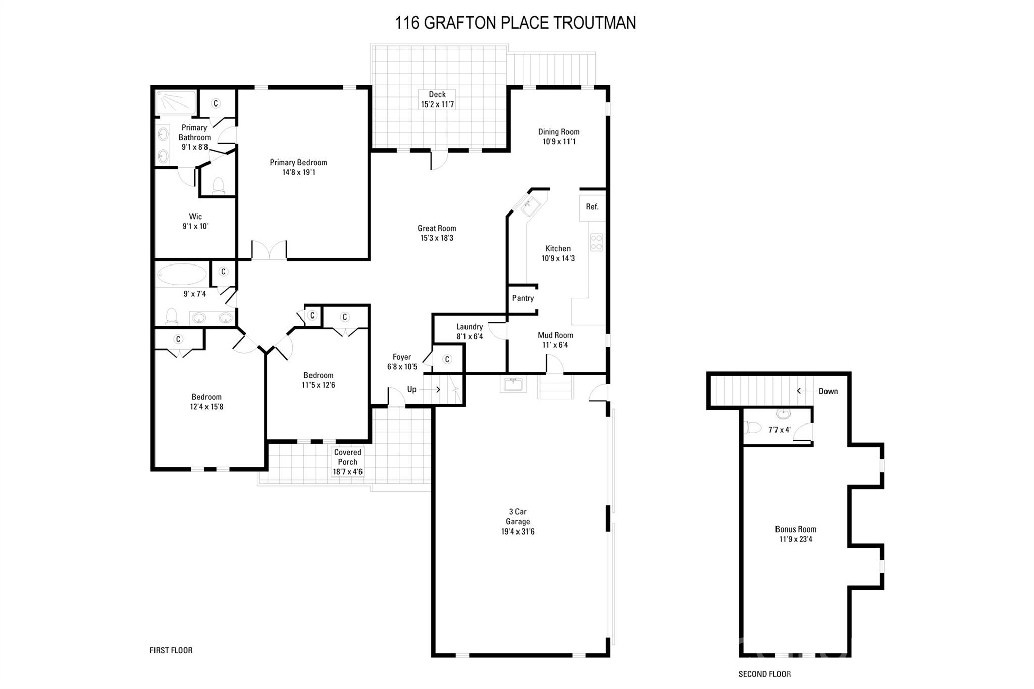 Single Family Residence at 116 Grafton Place, Troutman, photo 3 of 8