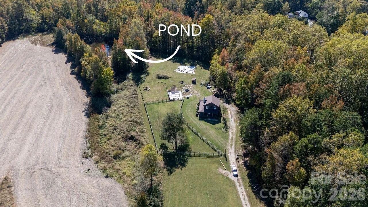 homesite and pond - 2955 Sherrills Ford Road, Salisbury