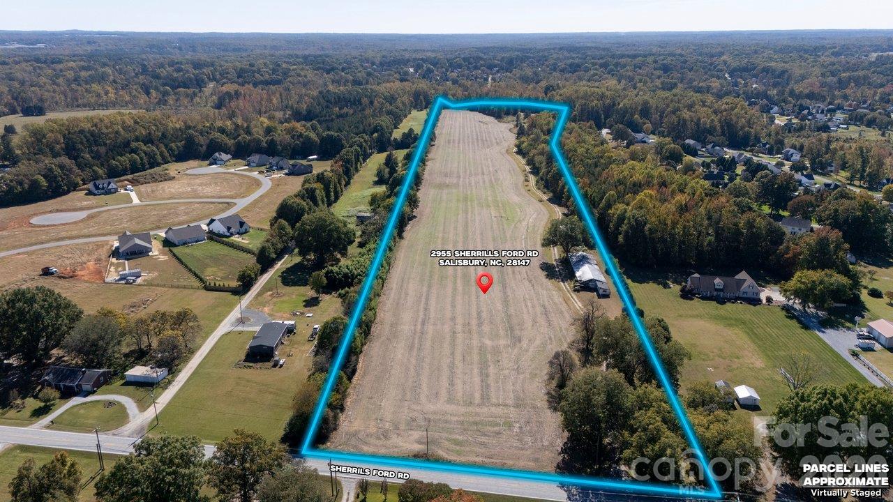 lines are approximate - 2955 Sherrills Ford Road, Salisbury