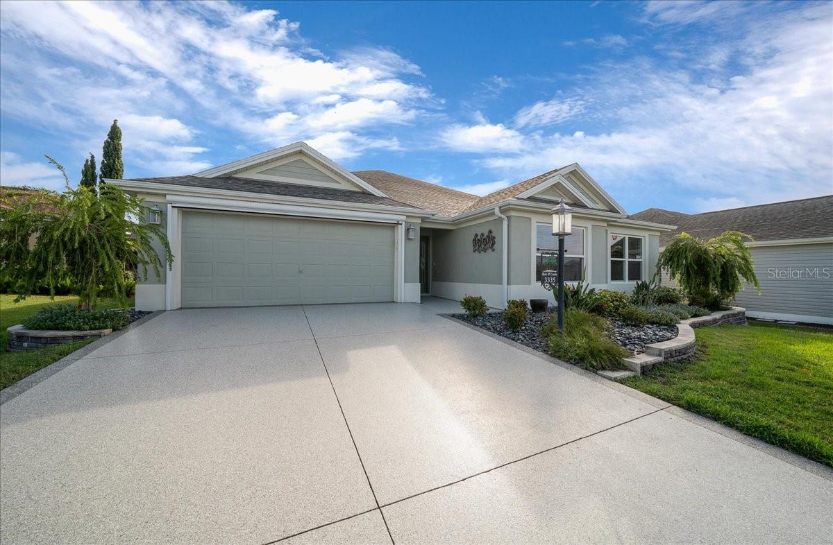 Coated Driveway - 3335 VELTRE WAY, THE VILLAGES