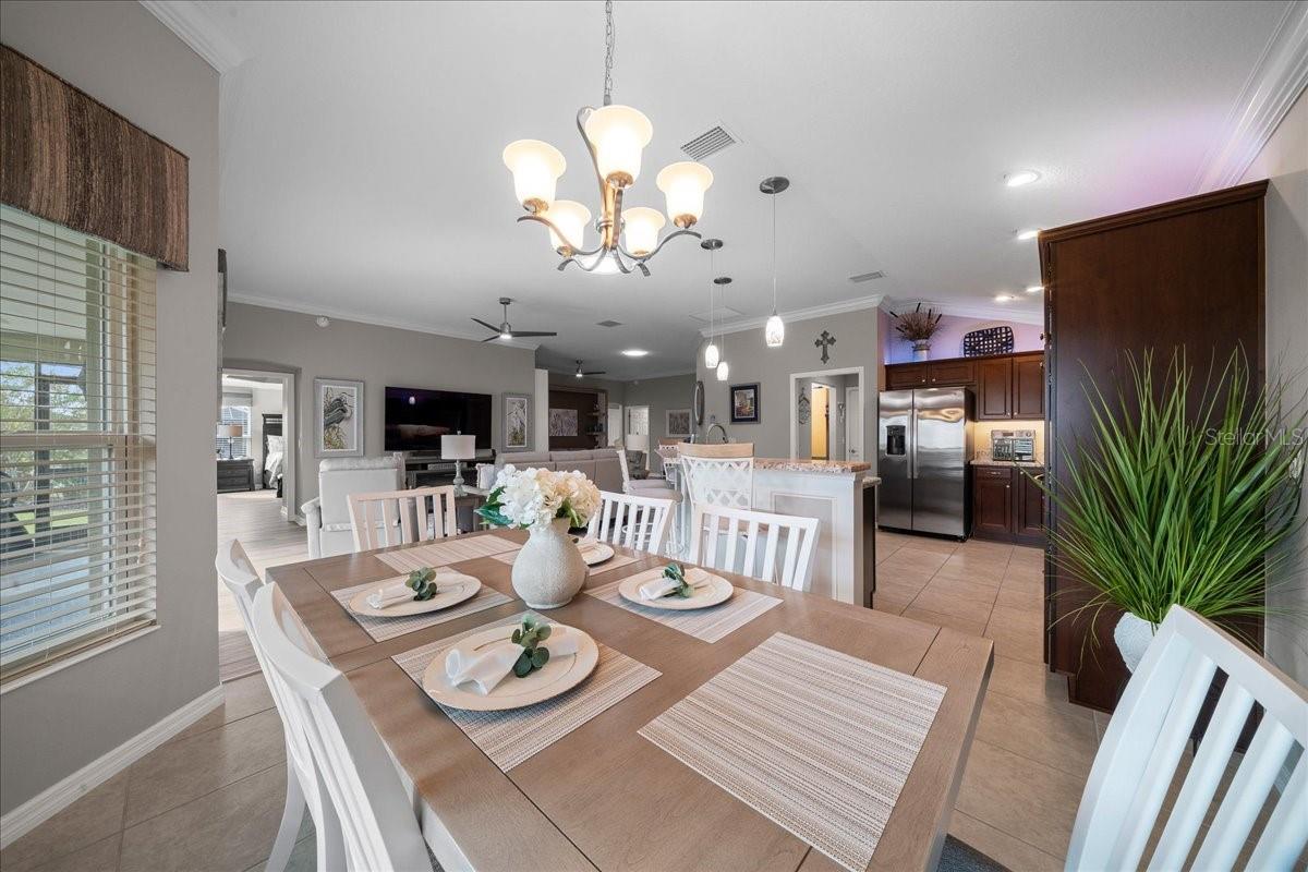 Dining Area / Eat-in Kitchen - 3335 VELTRE WAY, THE VILLAGES