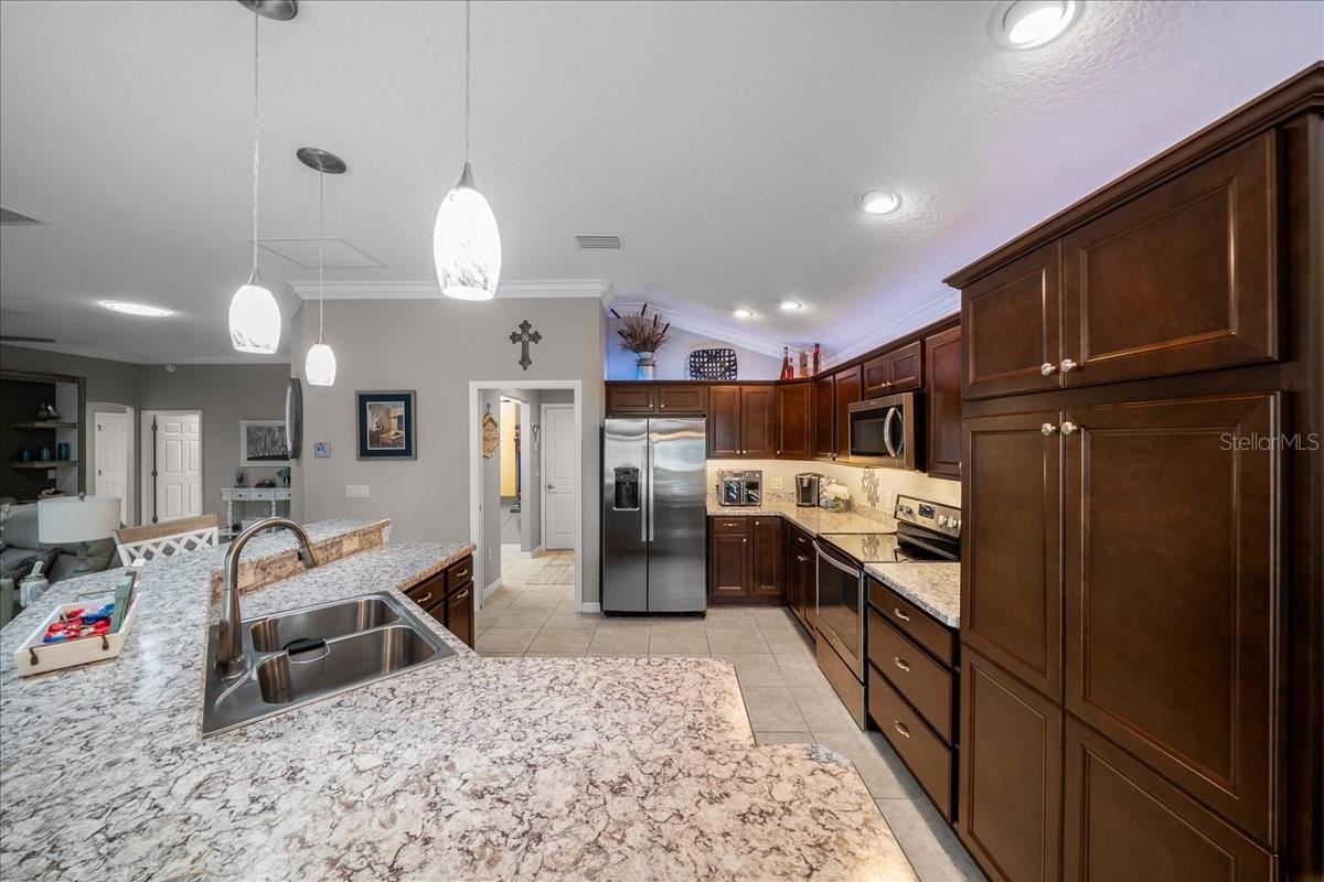 Kitchen Pantry Complete with Pull-Outs - 3335 VELTRE WAY, THE VILLAGES