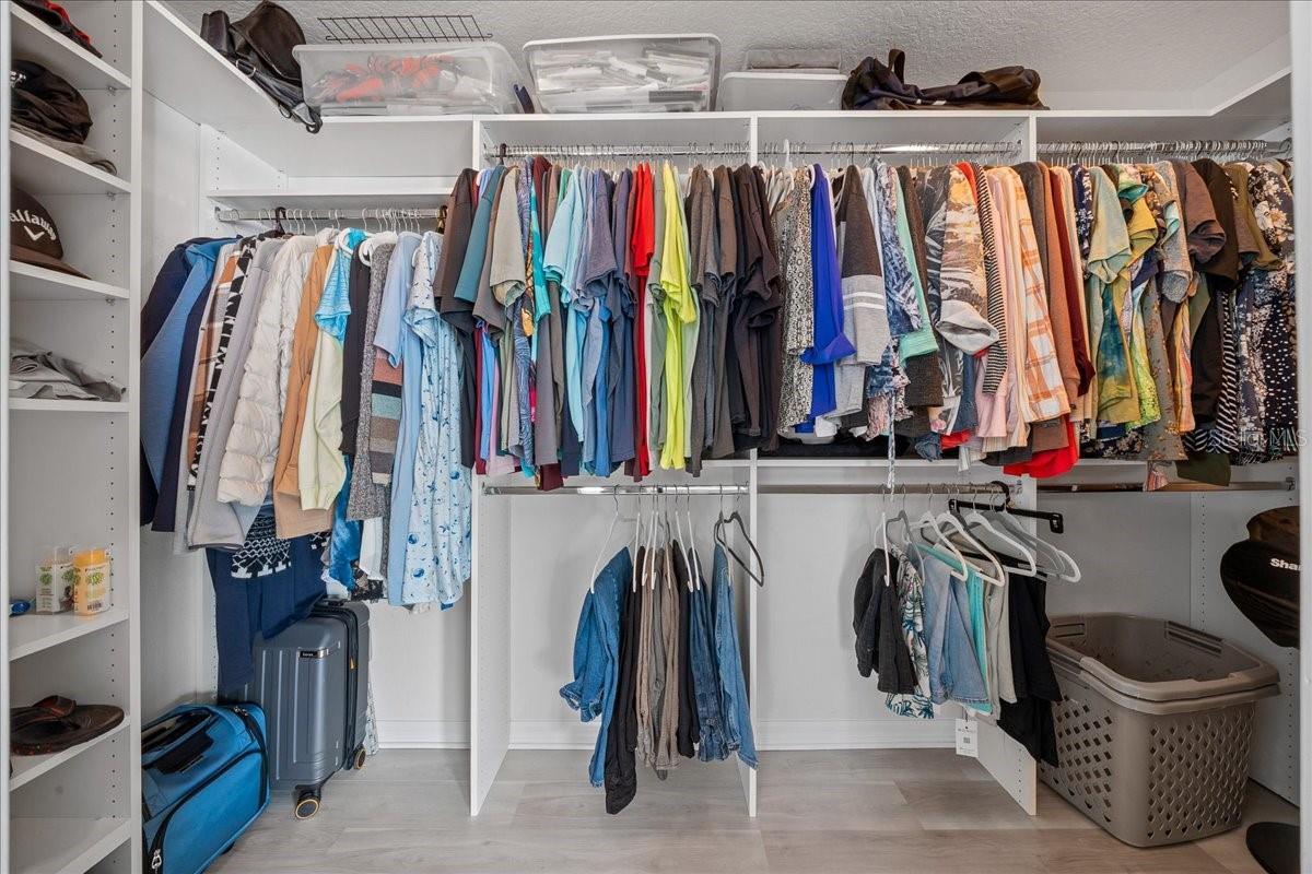 Large Walk-in Closet with Customized Shelving - 3335 VELTRE WAY, THE VILLAGES