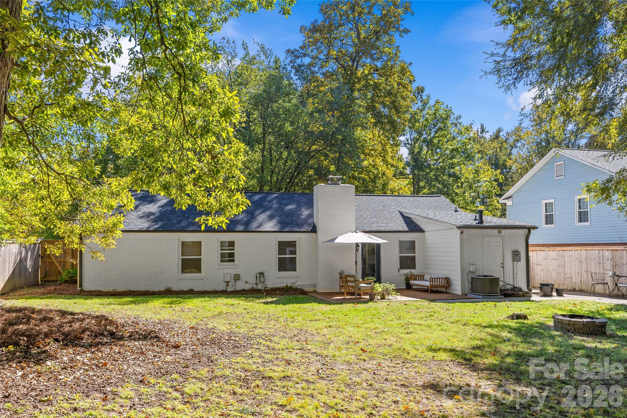 Flat Backyard - 6441 Bridlewood Lane, Charlotte