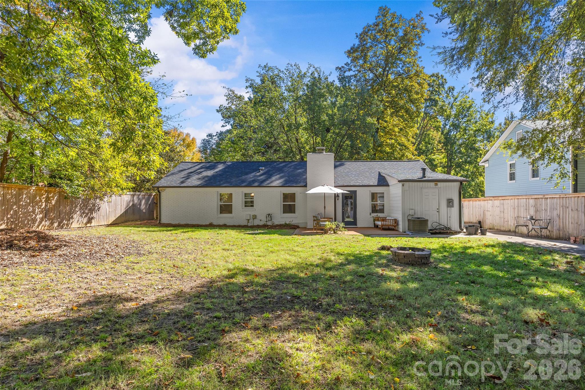 Flat Backyard - 6441 Bridlewood Lane, Charlotte