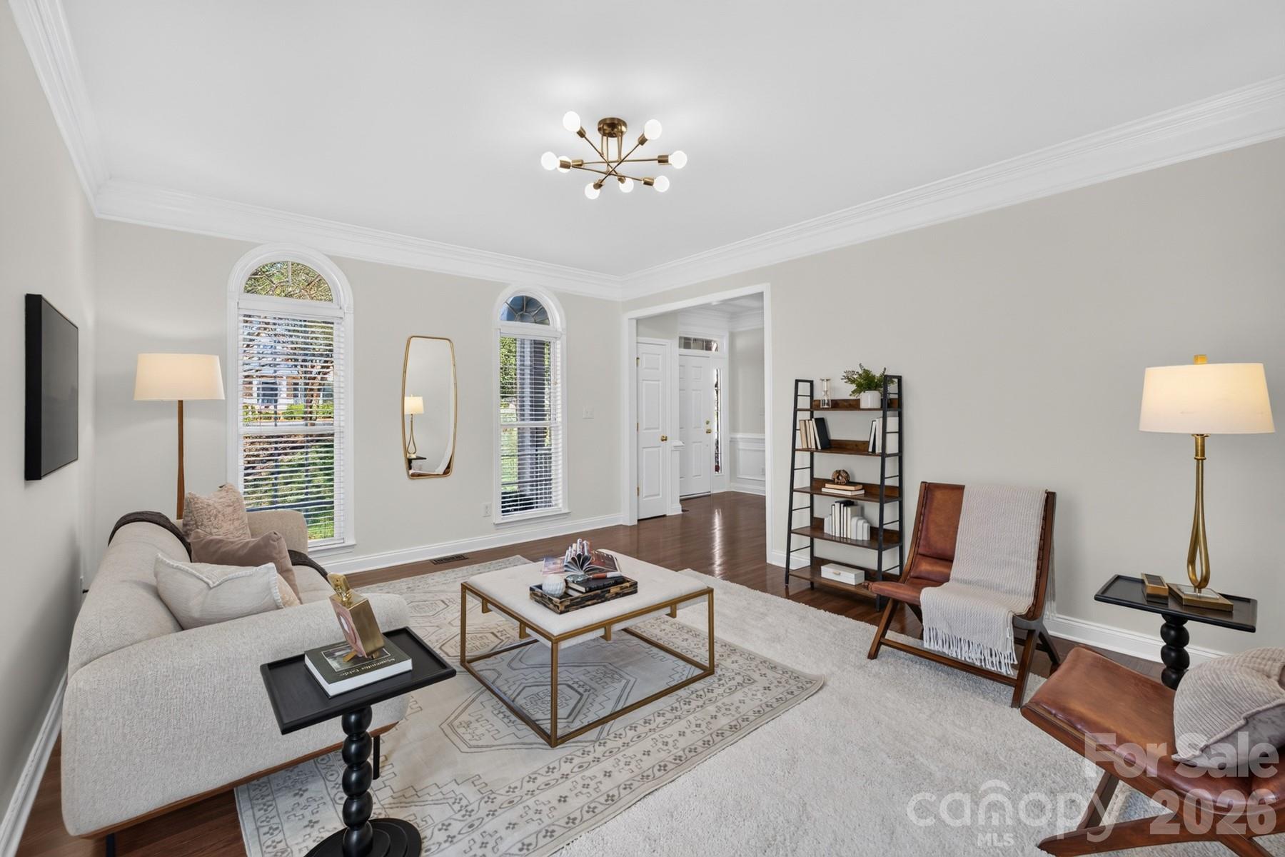 Formal sitting room right hand side of the foyer - 10826 Persimmon Creek Drive, Mint Hill