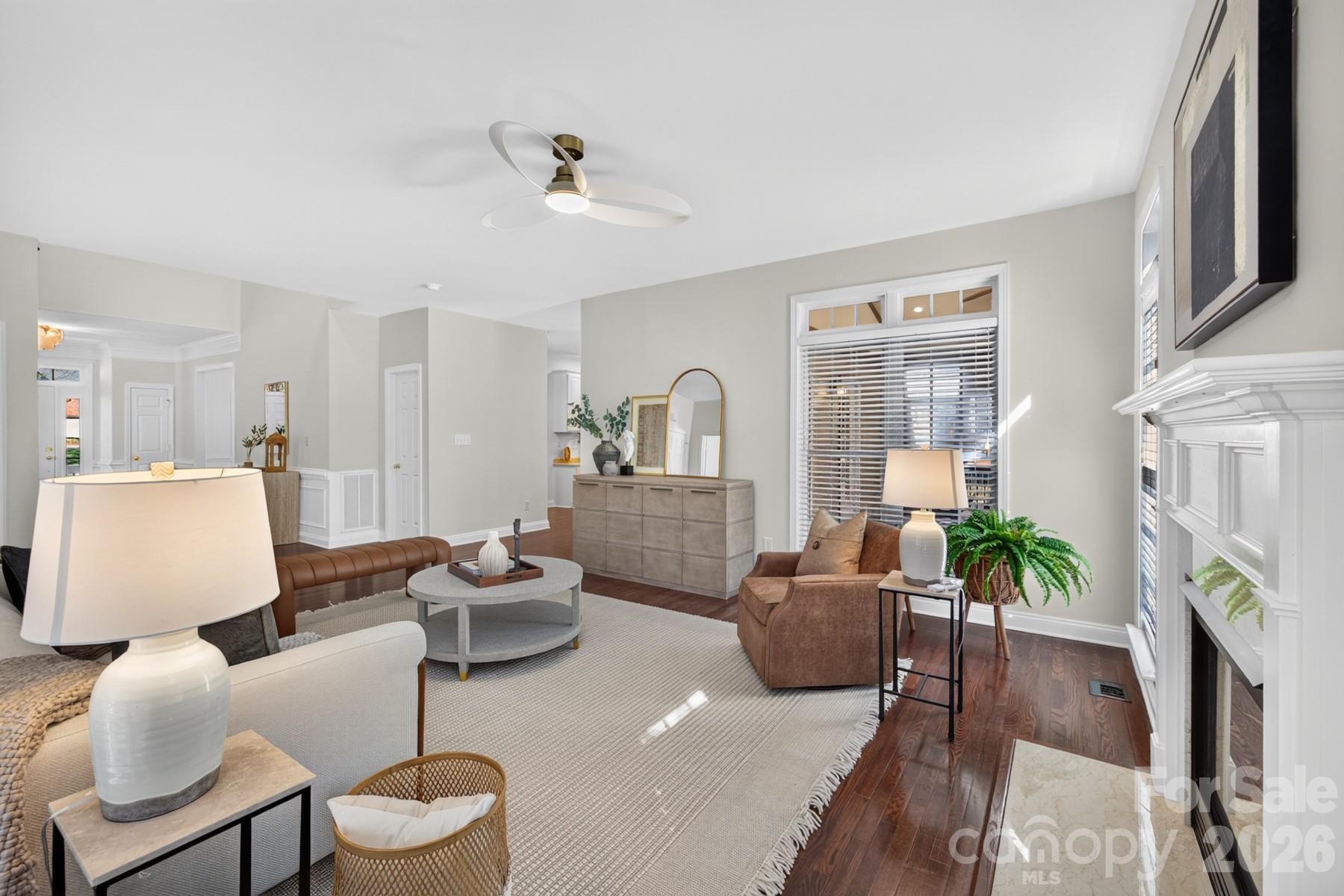 Main Living Room - 10826 Persimmon Creek Drive, Mint Hill