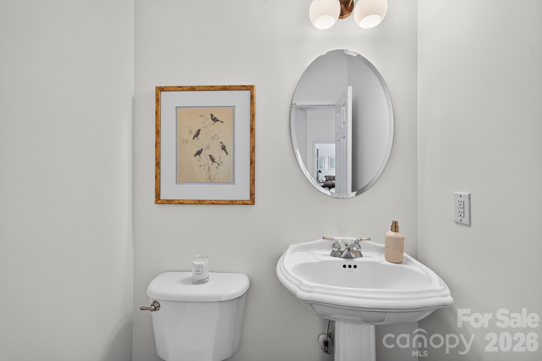 Powder Room Main Level - 10826 Persimmon Creek Drive, Mint Hill