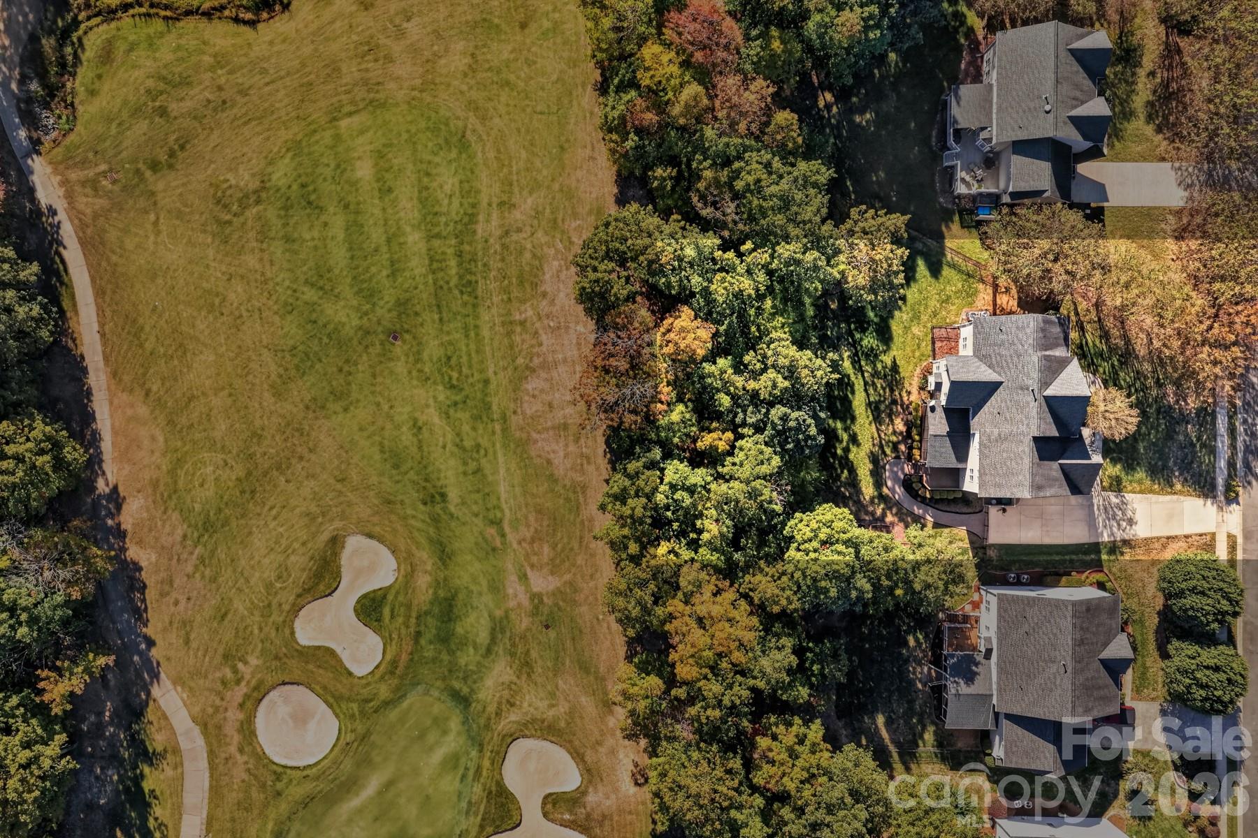 TOP view house and hole 15 - 10826 Persimmon Creek Drive, Mint Hill
