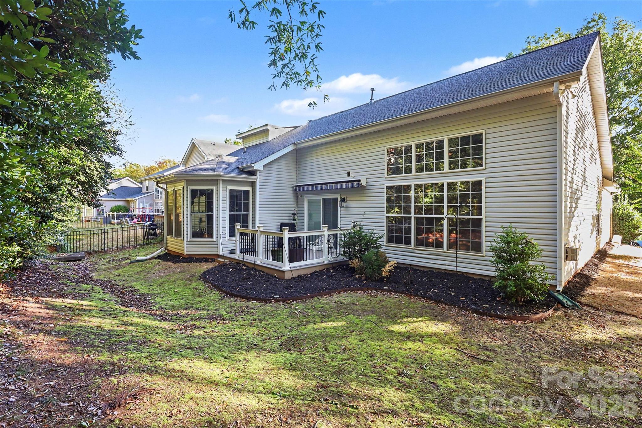 Backyard of Property - 6332 Colonial Garden Drive, Huntersville