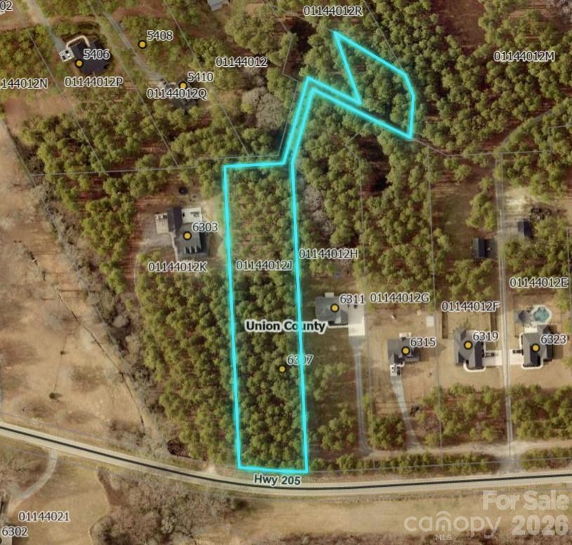 Lot at 6307 Highway 205 Highway, Marshville, photo 2 of 2