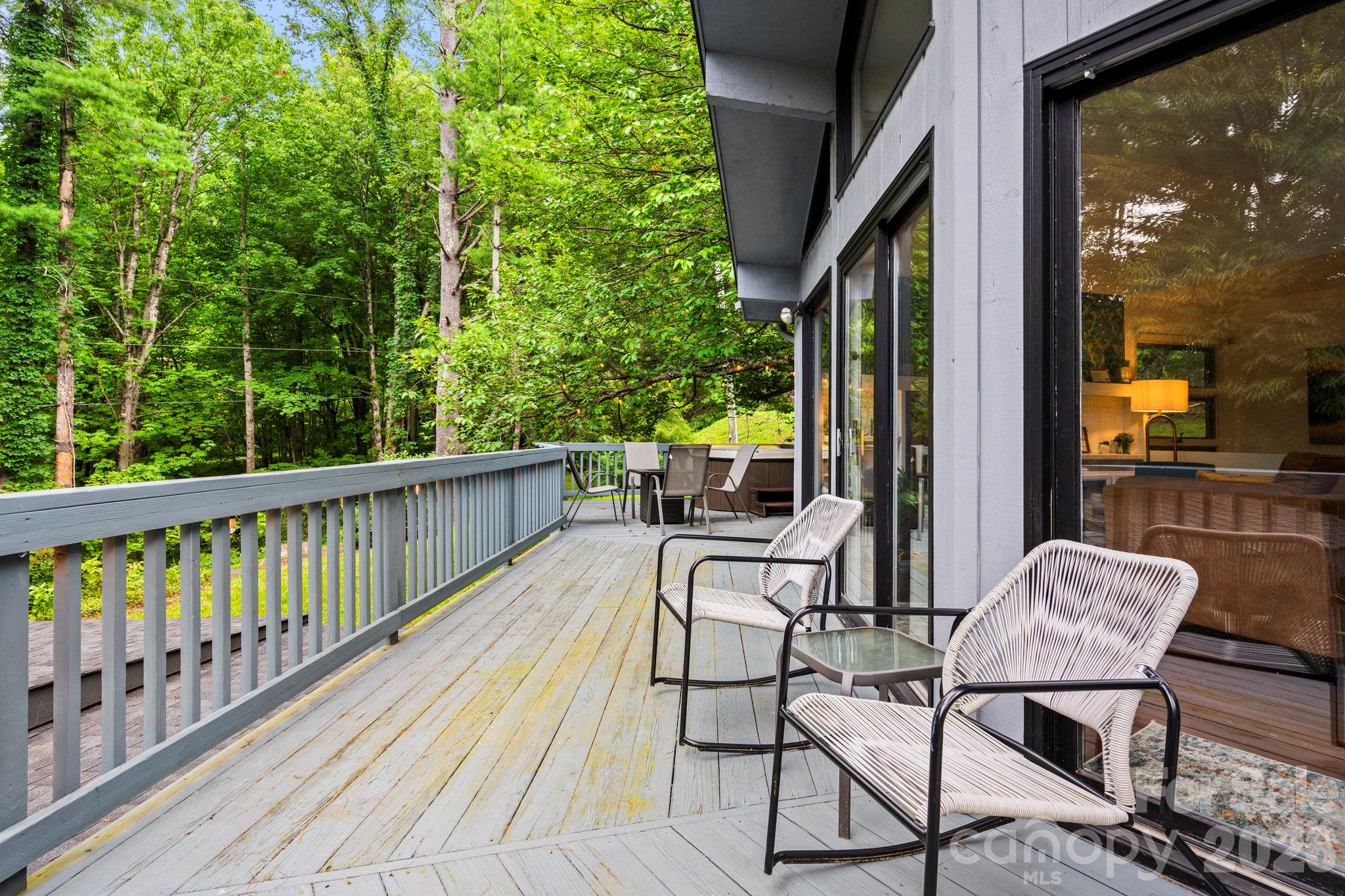 Wrap around deck - 266 Chestnut Walk Drive, Waynesville