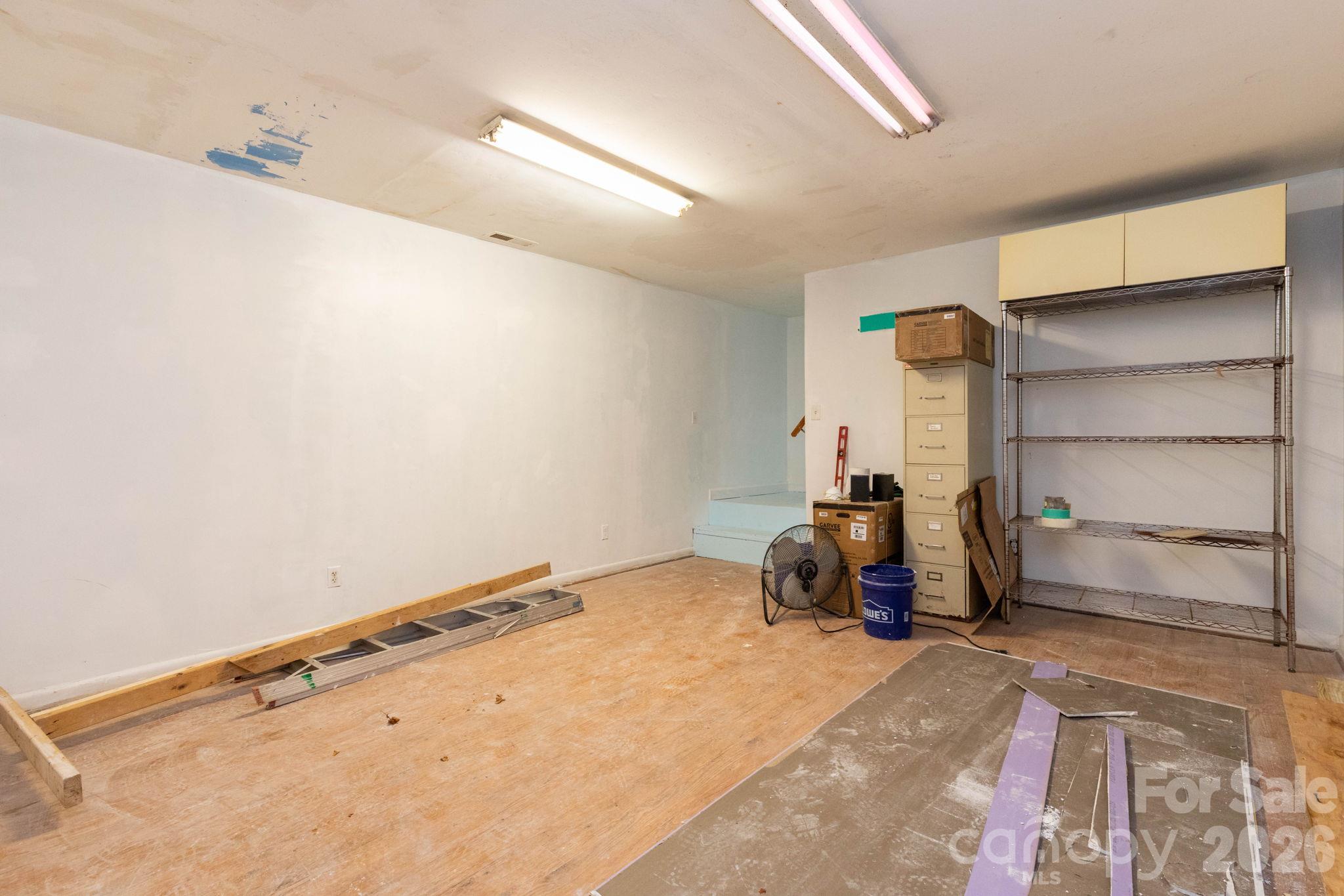 Downstairs/Basement Area (Remodel Unfinished) - 65 Chestnut Hill Road, Black Mountain