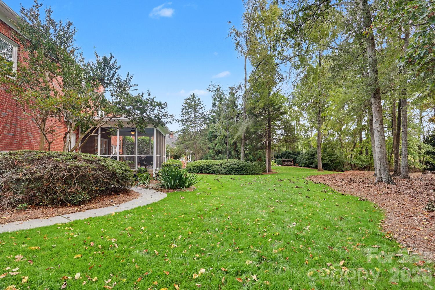 walk to the back yard - 6325 County Donegal Court, Charlotte