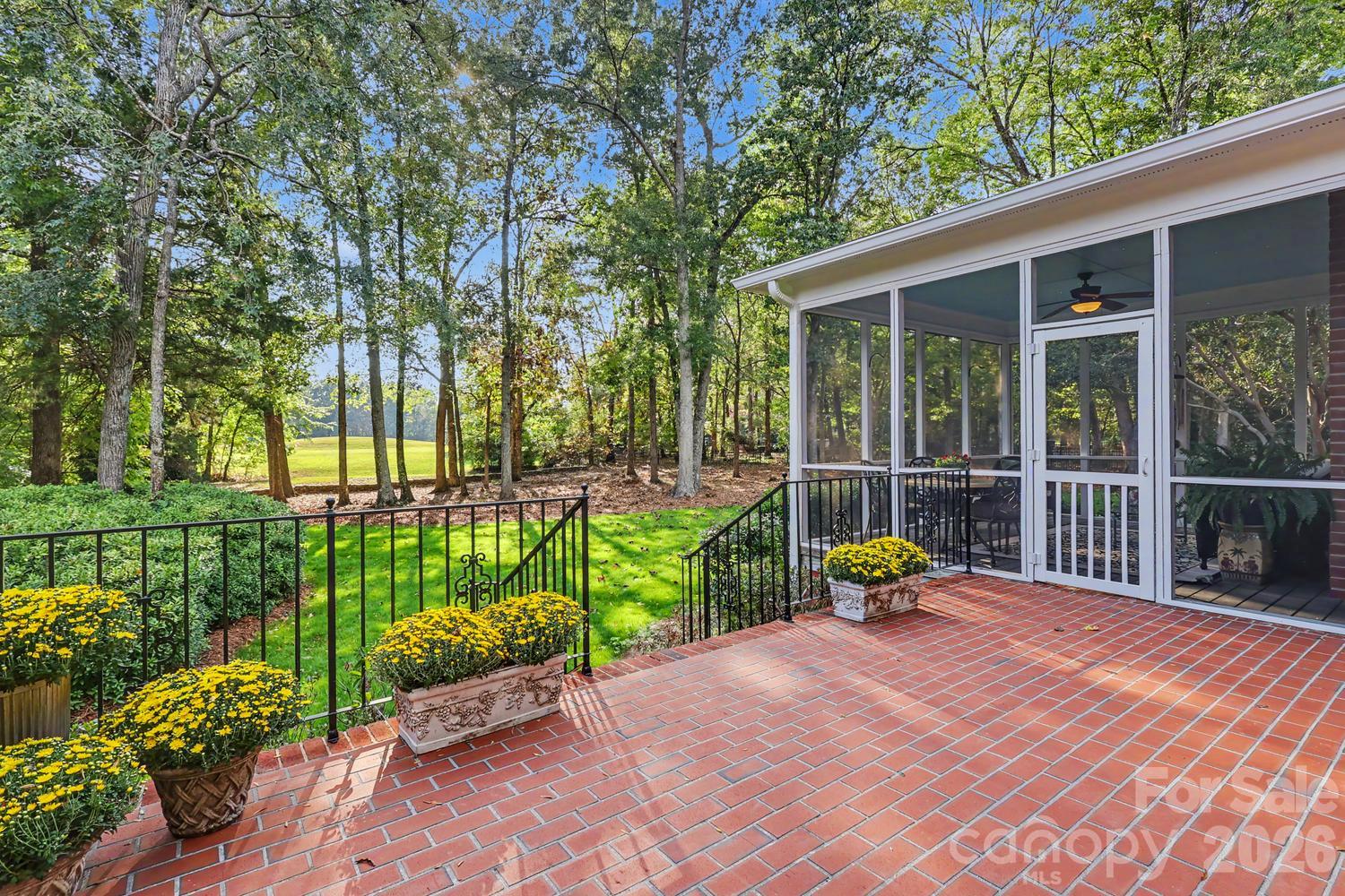 Terrace & screened porch - 6325 County Donegal Court, Charlotte