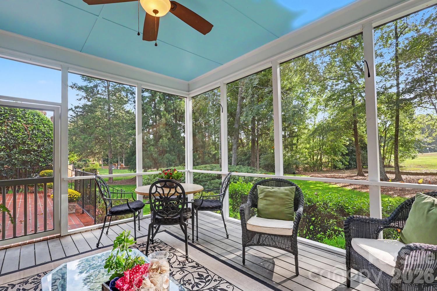 Screened porch - 6325 County Donegal Court, Charlotte