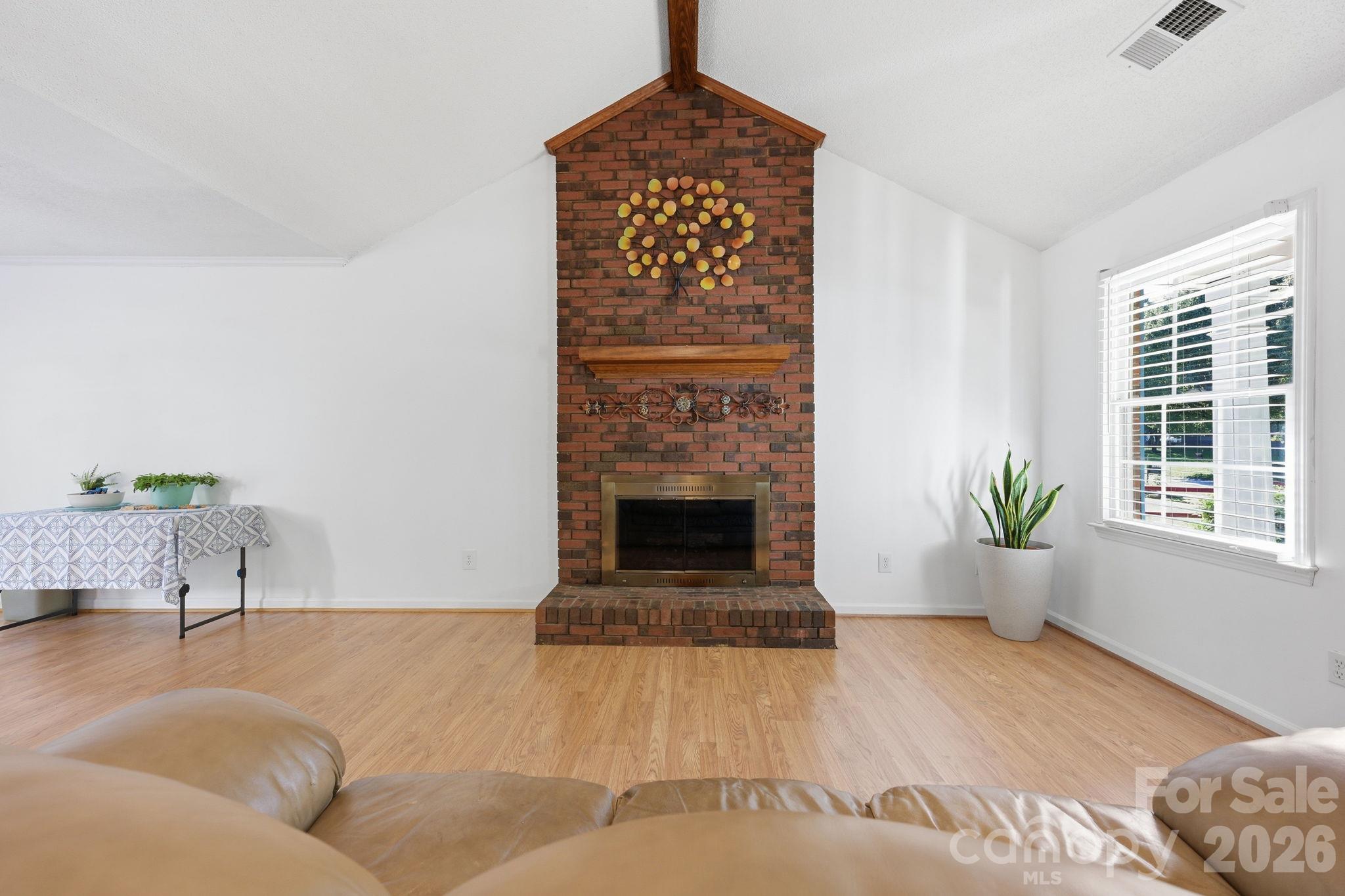 Floor-to-Ceiling Fireplace is a Stunning Centerpiece - 12807 Levins Hall Road, Huntersville